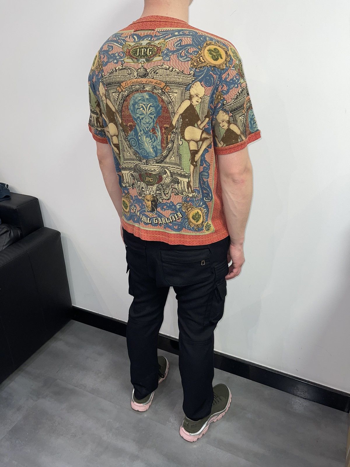 Jean Paul Gaultier Archive Jean Paul Gaultier Abstract Banknotes Print T-Shirt Size US L / EU 52-54 / 3 - 8 Thumbnail