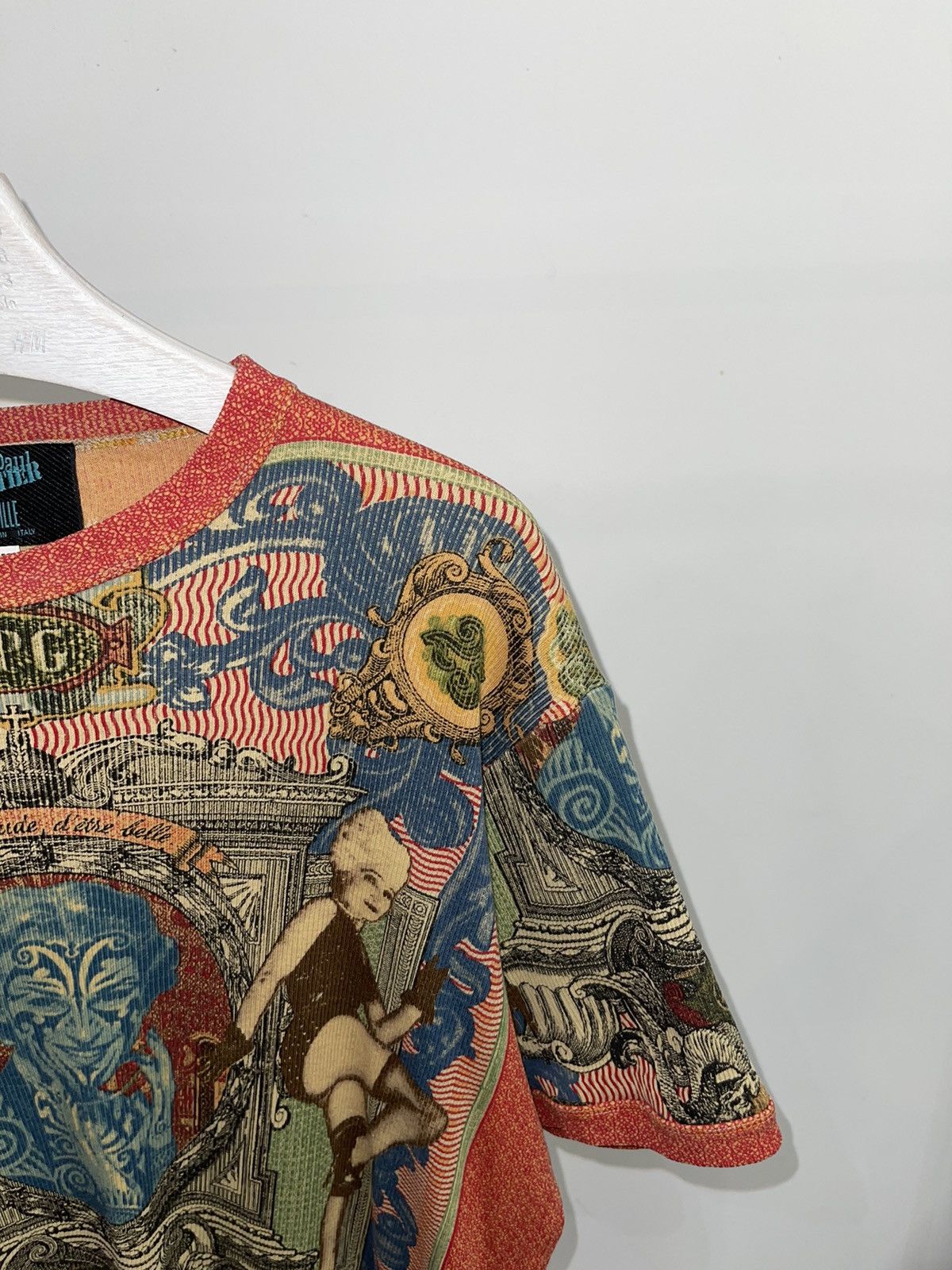 Jean Paul Gaultier Archive Jean Paul Gaultier Abstract Banknotes Print T-Shirt Size US L / EU 52-54 / 3 - 2 Thumbnail