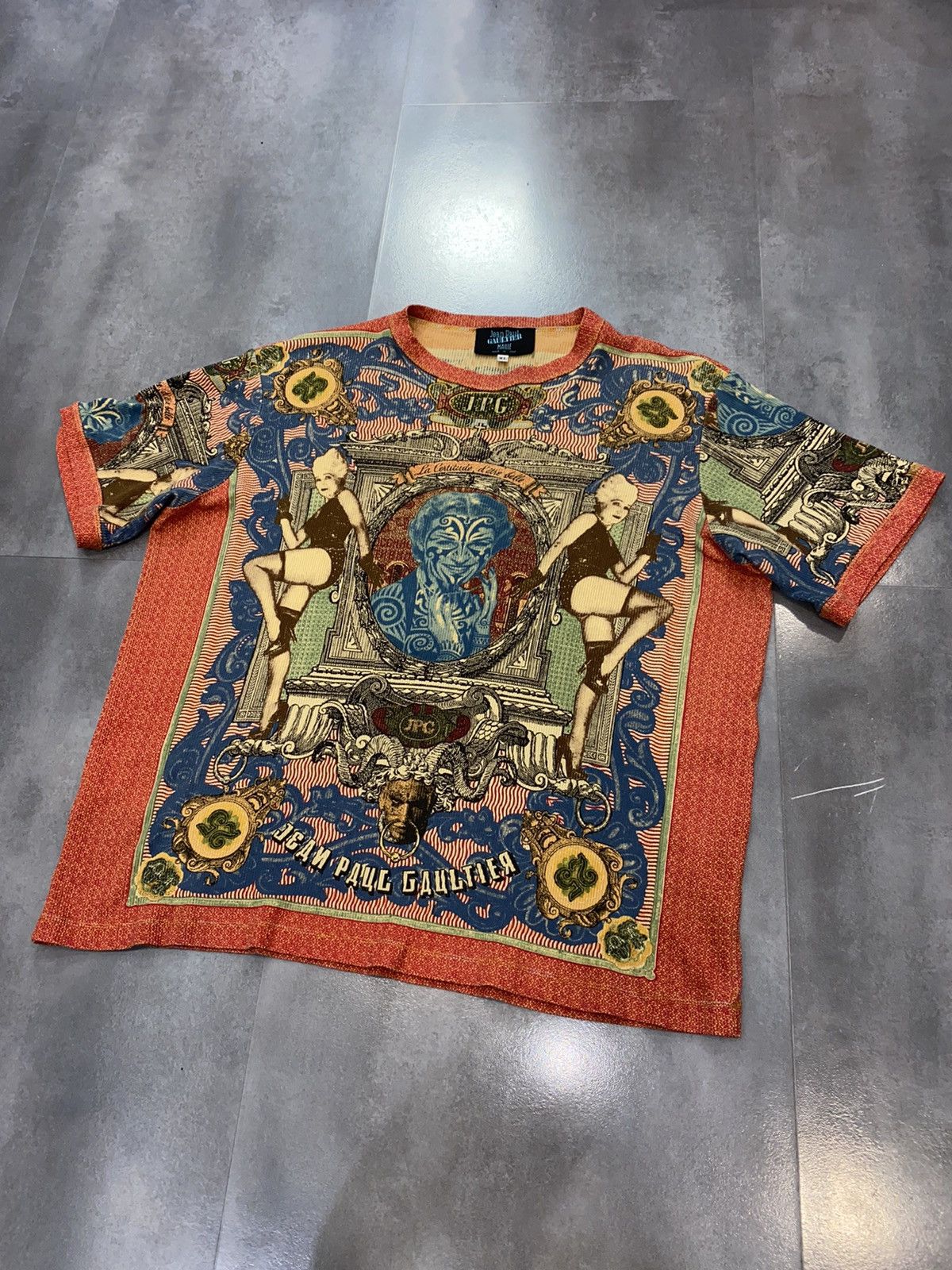 Jean Paul Gaultier Archive Jean Paul Gaultier Abstract Banknotes Print T-Shirt Size US L / EU 52-54 / 3 - 9 Thumbnail