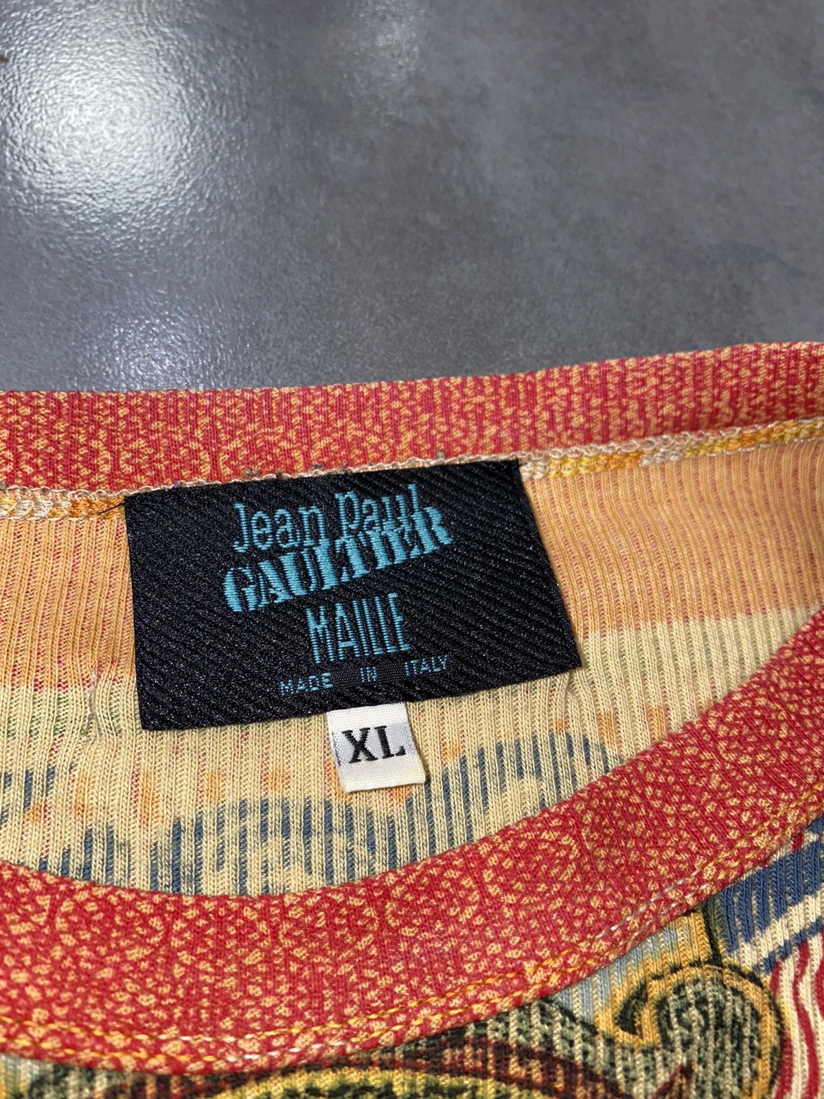 Jean Paul Gaultier Archive Jean Paul Gaultier Abstract Banknotes Print T-Shirt Size US L / EU 52-54 / 3 - 14 Thumbnail