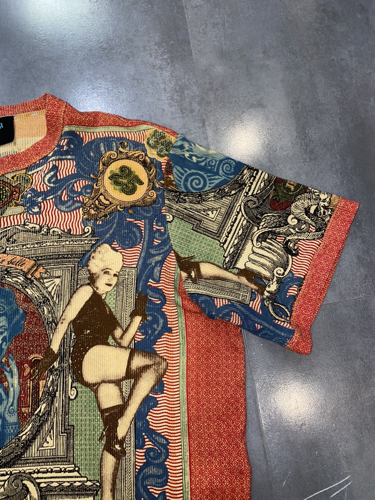 Jean Paul Gaultier Archive Jean Paul Gaultier Abstract Banknotes Print T-Shirt Size US L / EU 52-54 / 3 - 12 Thumbnail