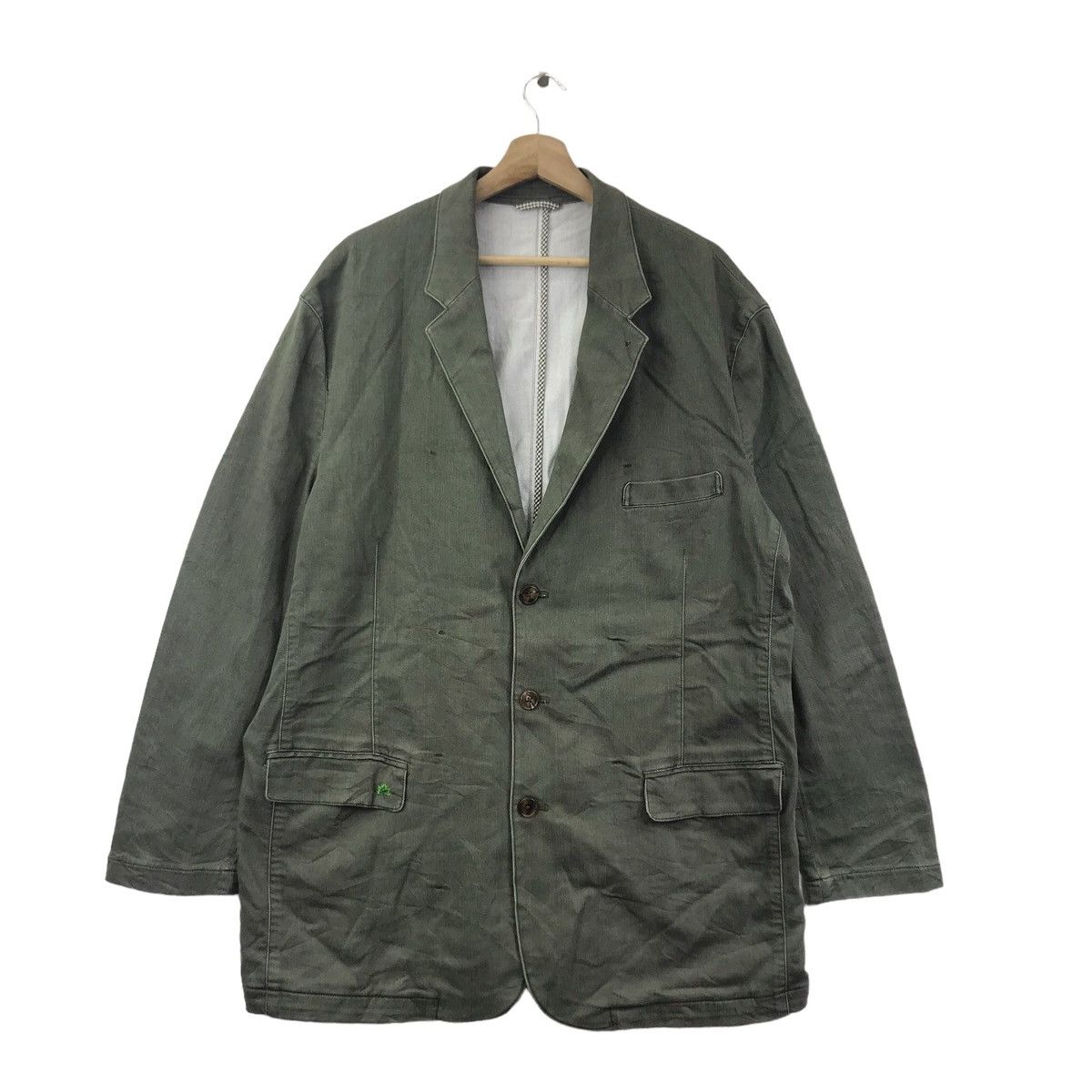 PAPAS Jeans Green Coat Jacket