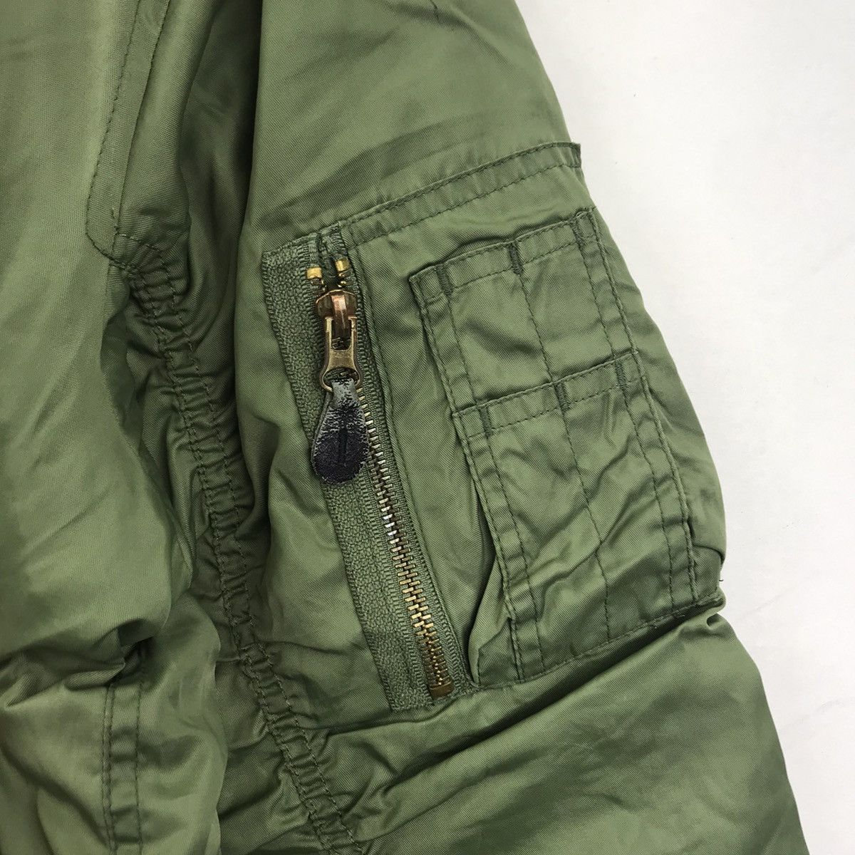 Vintage SCOTCH Flight Reversible Green Orange Bomber Jacket Size US XL / EU 56 / 4 - 5 Thumbnail