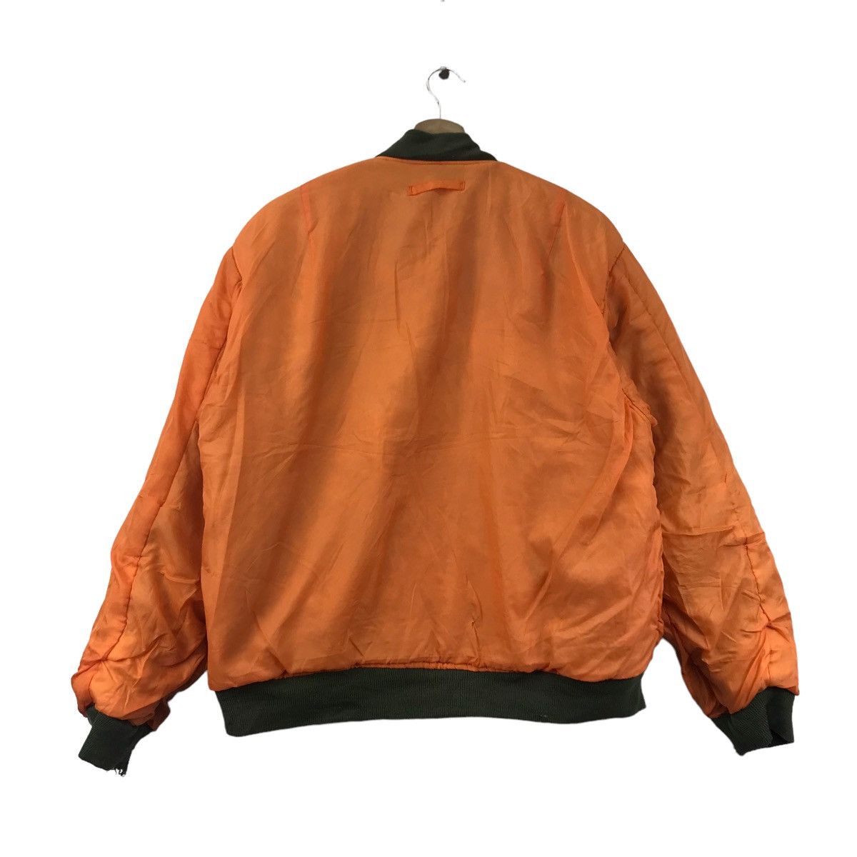 Vintage SCOTCH Flight Reversible Green Orange Bomber Jacket Size US XL / EU 56 / 4 - 9 Thumbnail