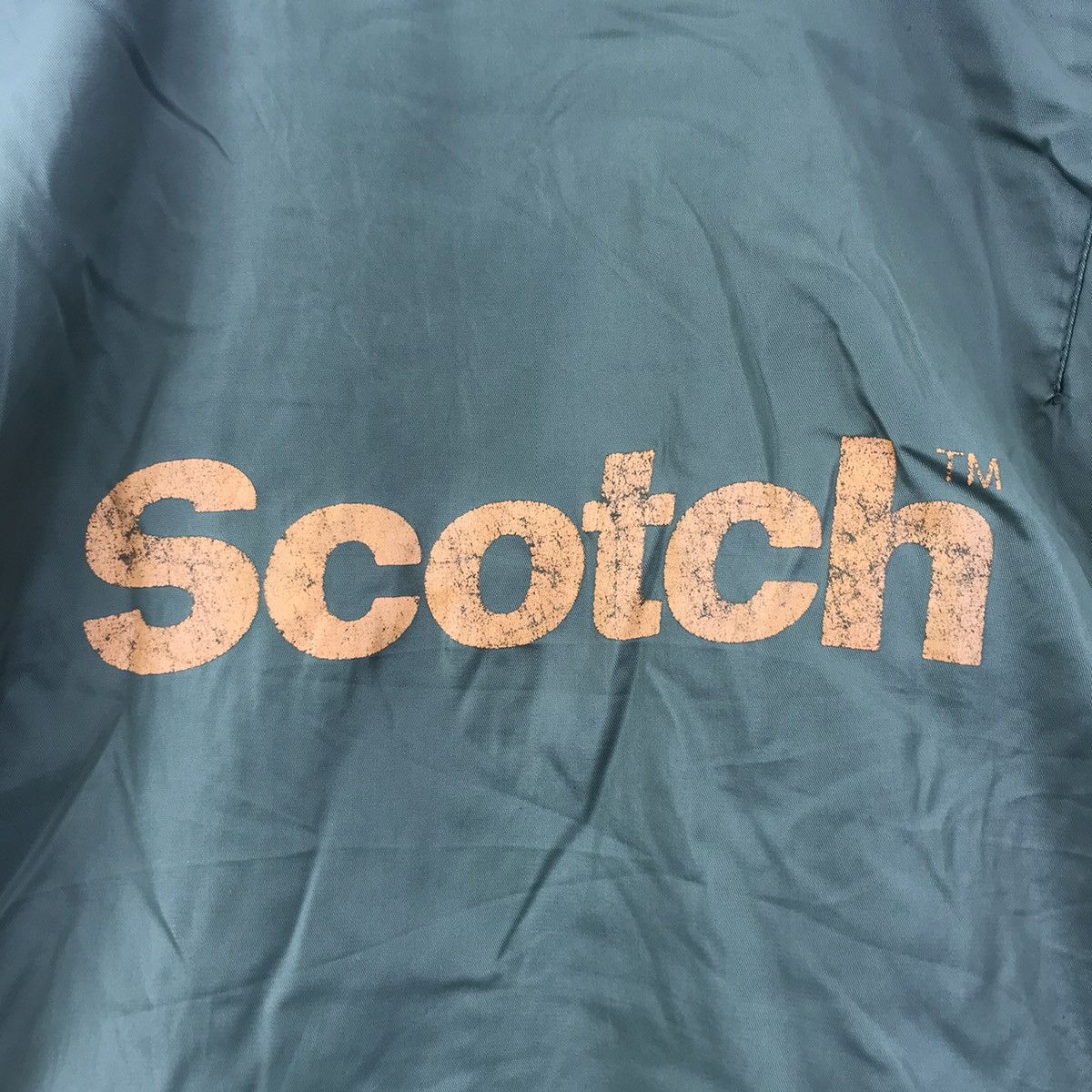 Vintage SCOTCH Flight Reversible Green Orange Bomber Jacket Size US XL / EU 56 / 4 - 2 Thumbnail