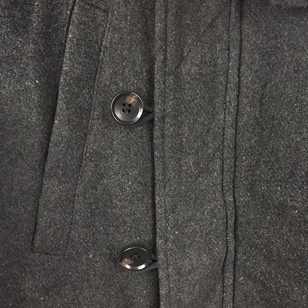 Vintage STOOGE & CO Wool Grey Hooded Jacket Size US S / EU 44-46 / 1 - 3 Thumbnail
