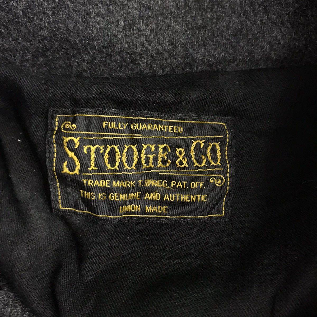 Vintage STOOGE & CO Wool Grey Hooded Jacket Size US S / EU 44-46 / 1 - 4 Thumbnail