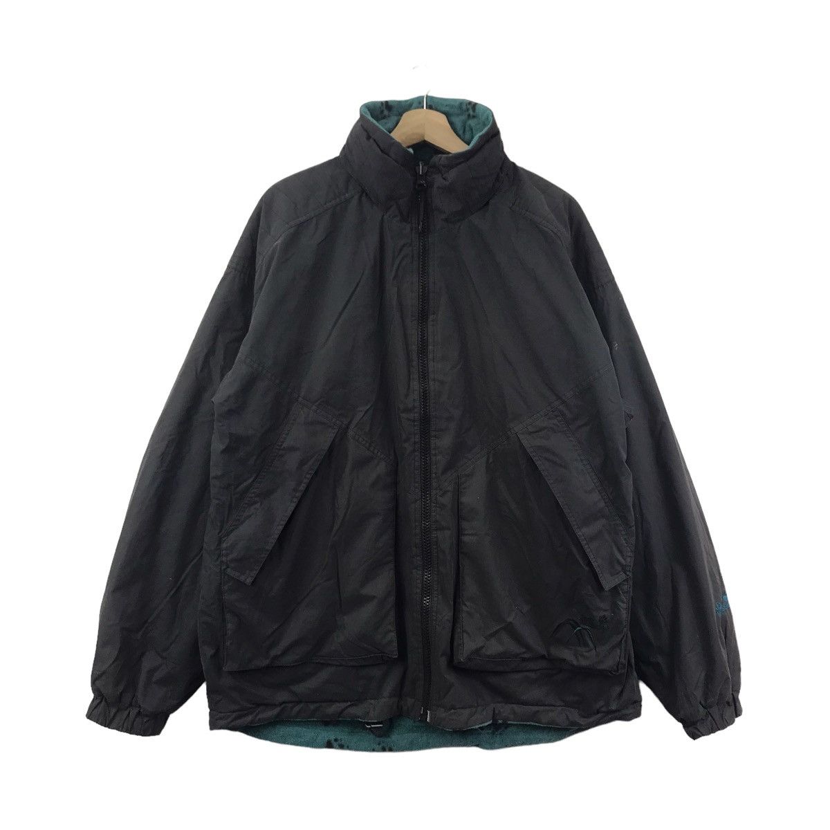 Jack Wolfskin JACK WOLFSKIN Reversible Overprint Design Oversize Bomber Size US XL / EU 56 / 4 - 1 Thumbnail