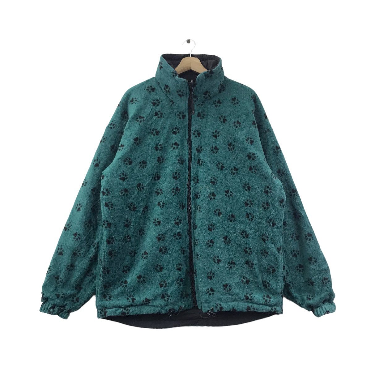 Jack Wolfskin JACK WOLFSKIN Reversible Overprint Design Oversize Bomber Size US XL / EU 56 / 4 - 8 Thumbnail