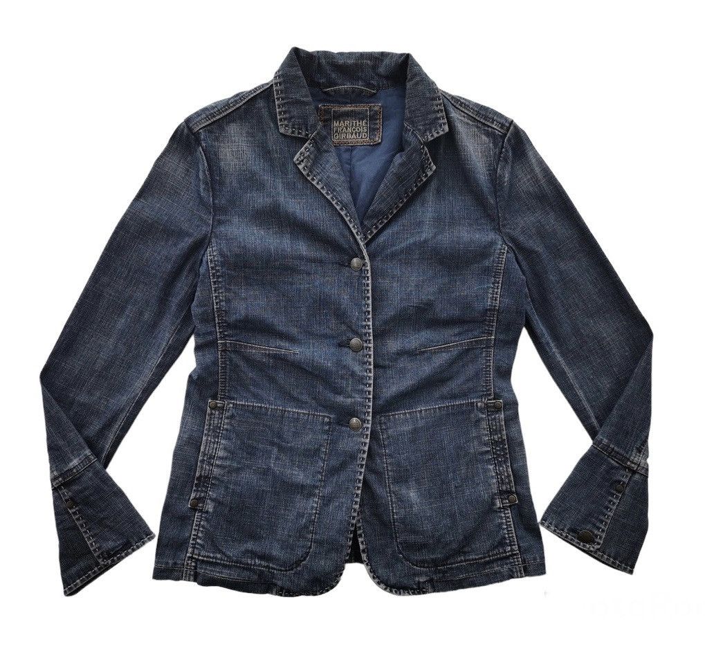 Marithe + Francois Girbaud Vintage Marithe Francois GIRBAUD Denim Jacket Size US M / EU 48-50 / 2 - 1 Thumbnail