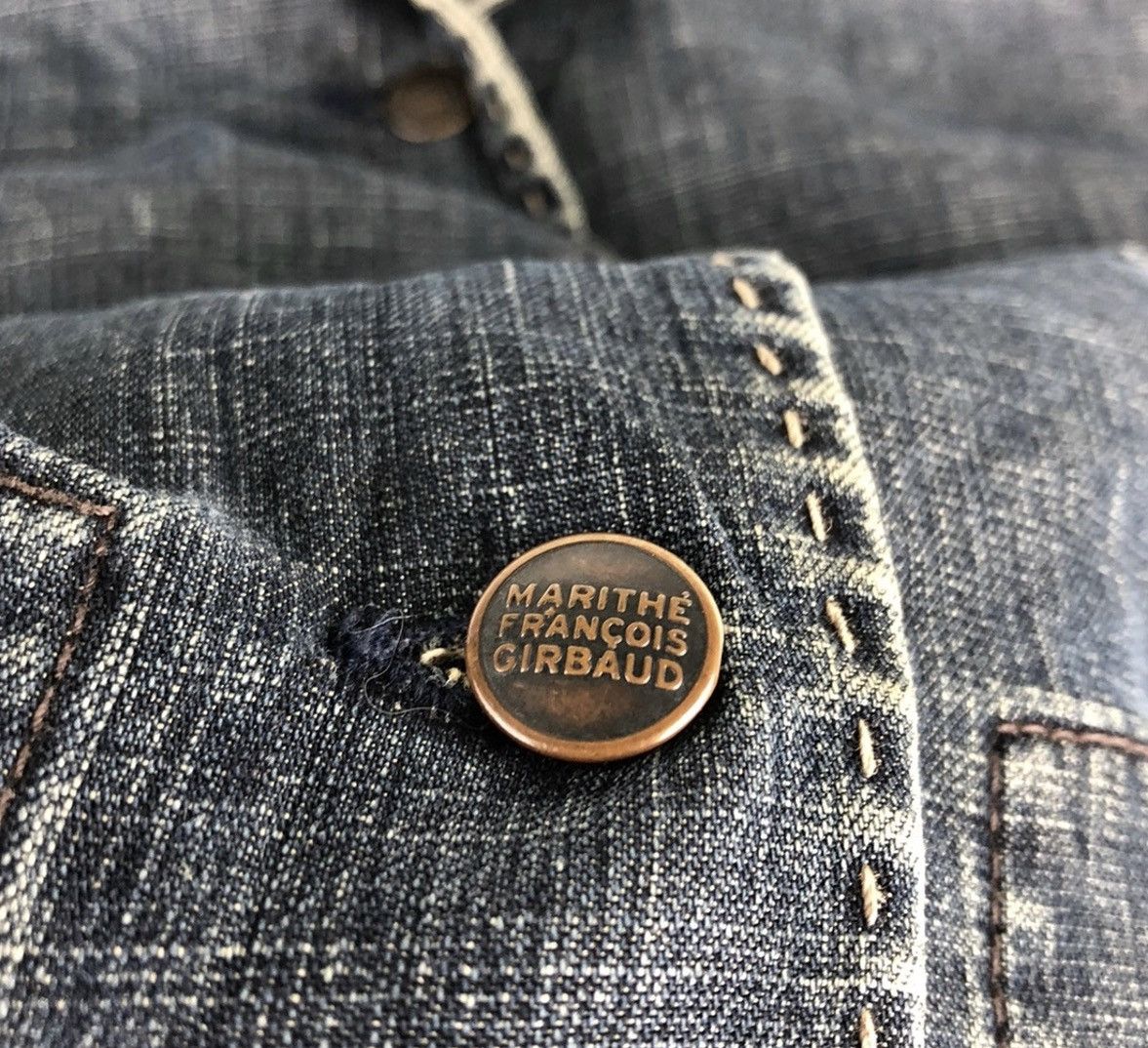 Marithe + Francois Girbaud Vintage Marithe Francois GIRBAUD Denim Jacket Size US M / EU 48-50 / 2 - 4 Thumbnail
