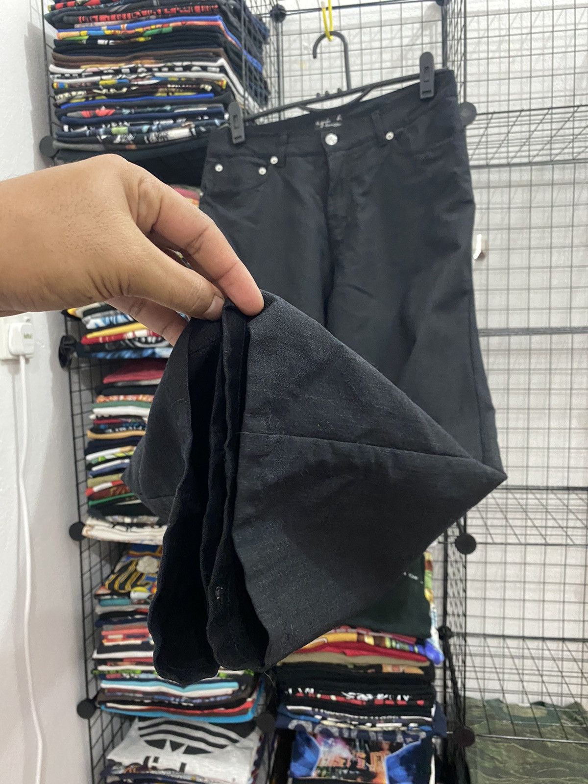 agnes b. AGNES B. x ISEEY MIYAKE MADE IN FRANCE OFFICE PANT Size US 32 / EU 48 - 8 Thumbnail