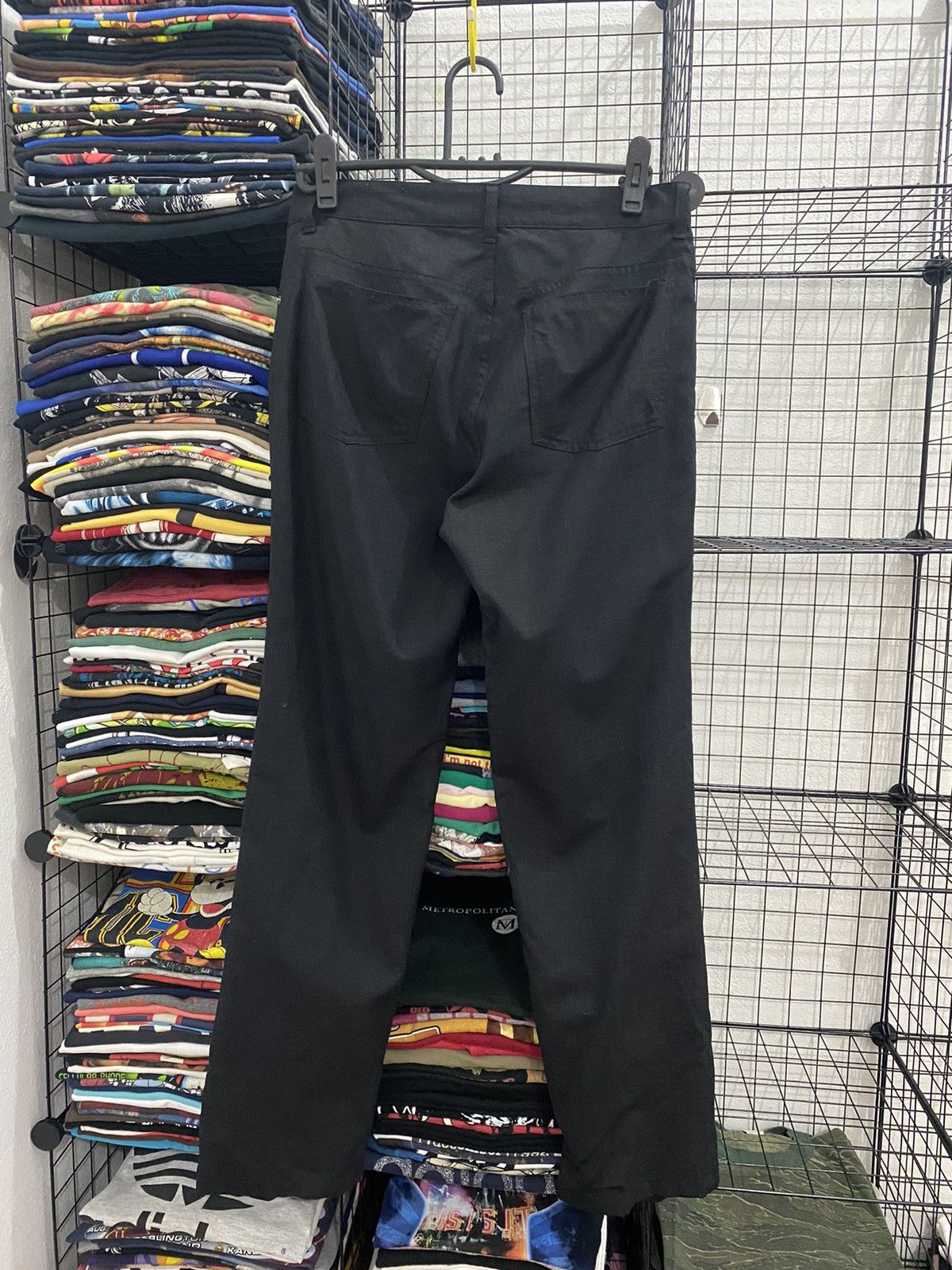 agnes b. AGNES B. x ISEEY MIYAKE MADE IN FRANCE OFFICE PANT Size US 32 / EU 48 - 2 Thumbnail