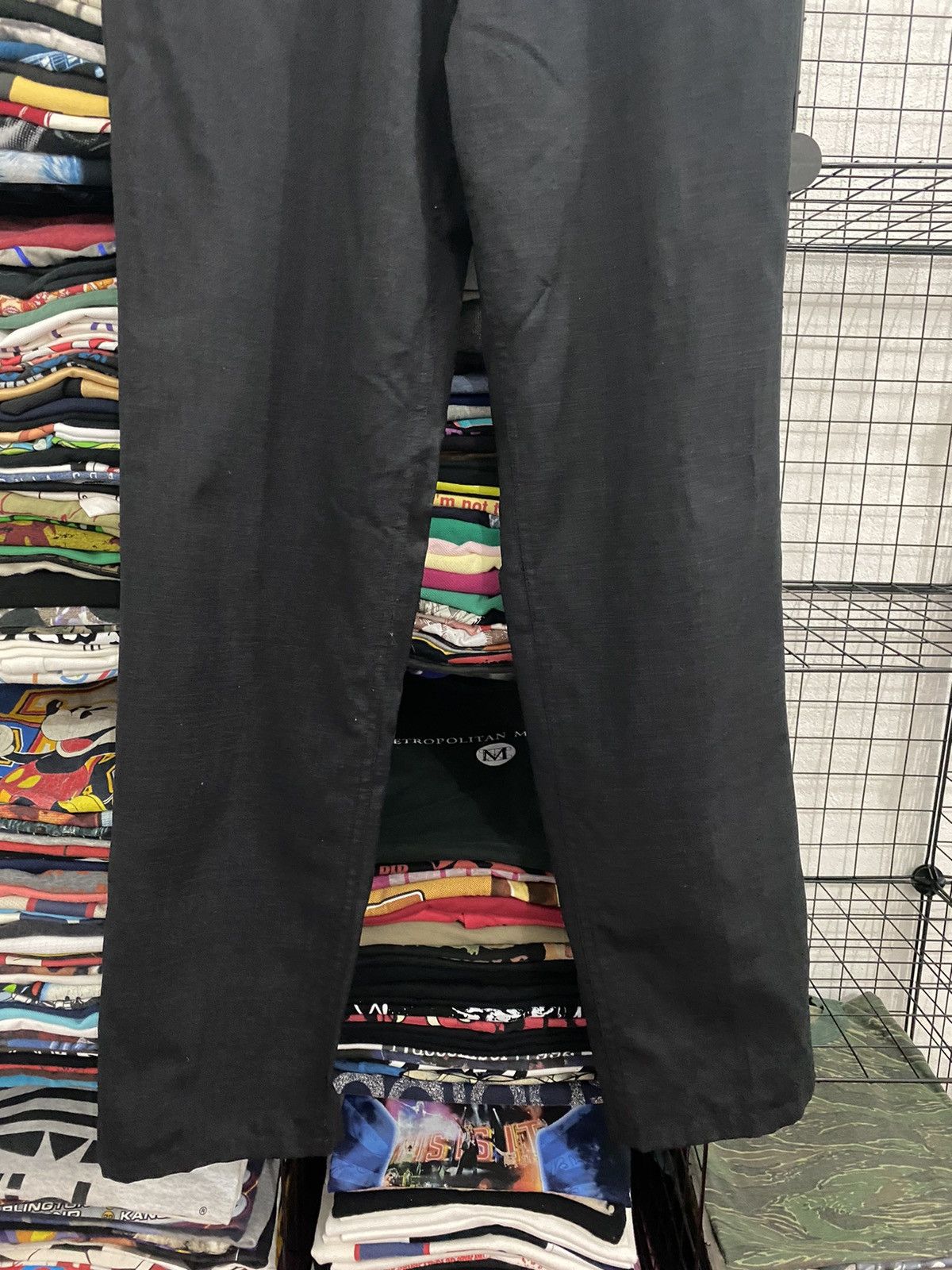 agnes b. AGNES B. x ISEEY MIYAKE MADE IN FRANCE OFFICE PANT Size US 32 / EU 48 - 4 Thumbnail