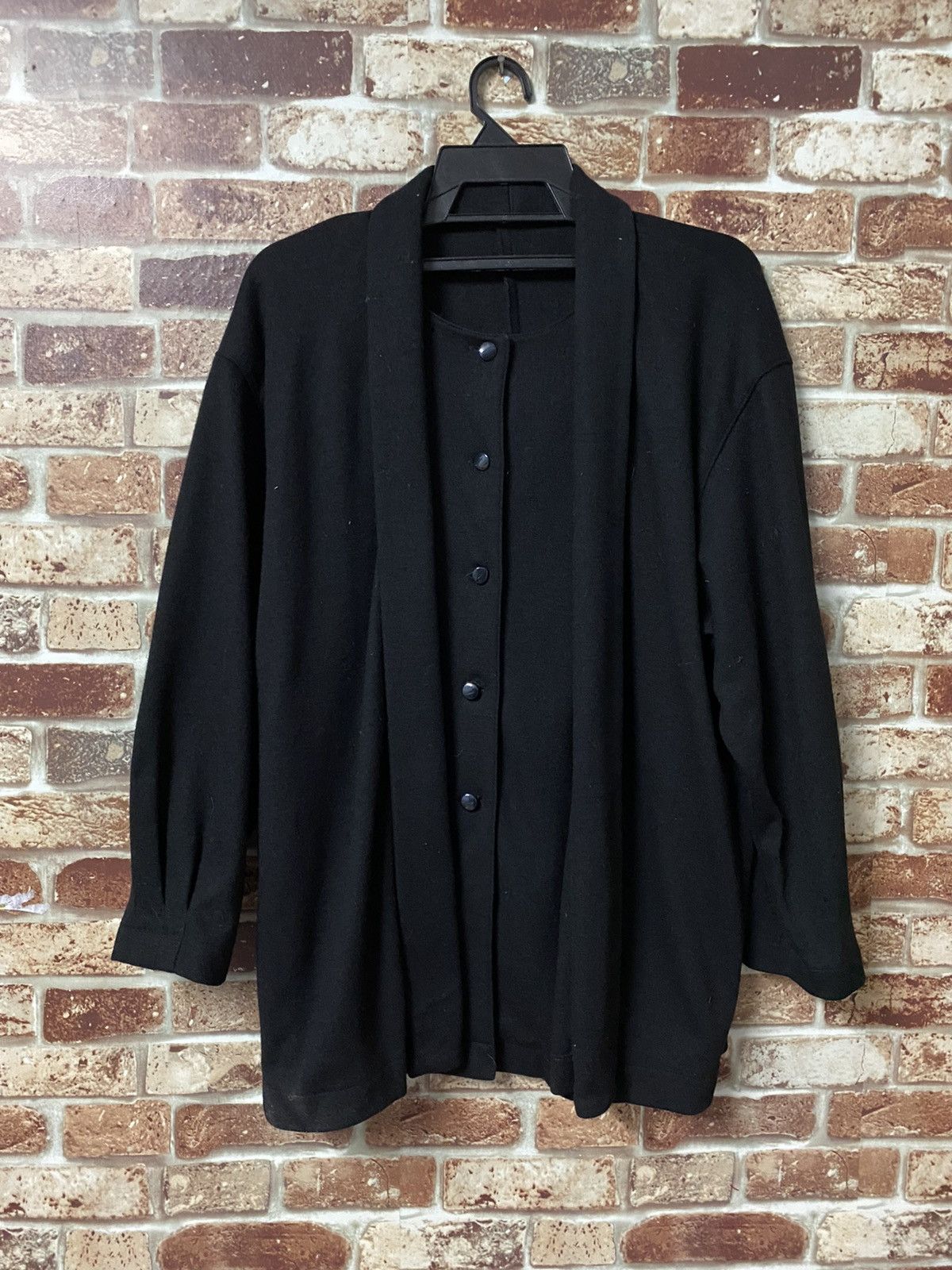 Issey Miyake ISSEY MIYAKE DOUBLE LAYER CARDIGAN JACKET Size US L / EU 52-54 / 3 - 5 Thumbnail