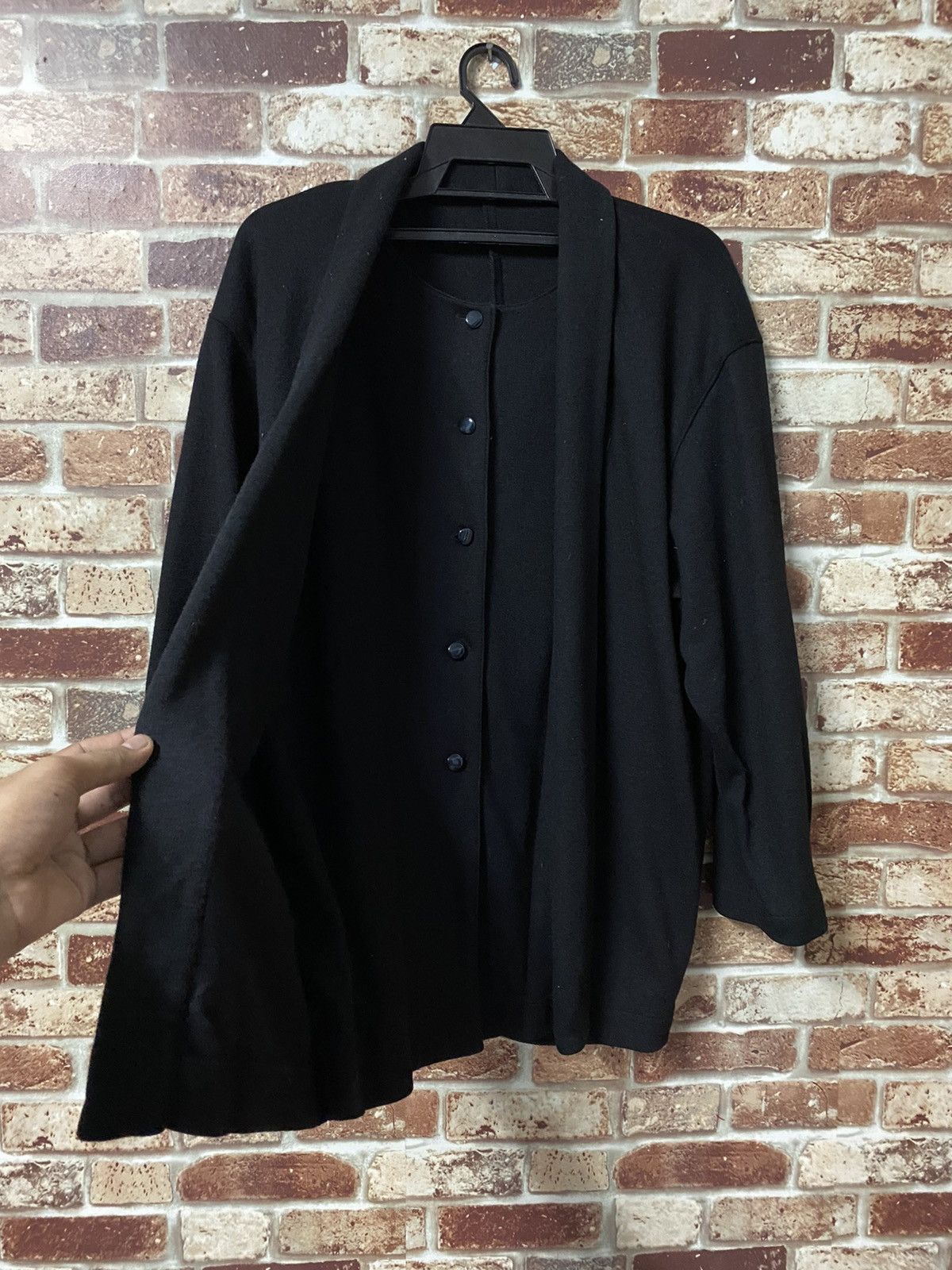Issey Miyake ISSEY MIYAKE DOUBLE LAYER CARDIGAN JACKET Size US L / EU 52-54 / 3 - 6 Thumbnail