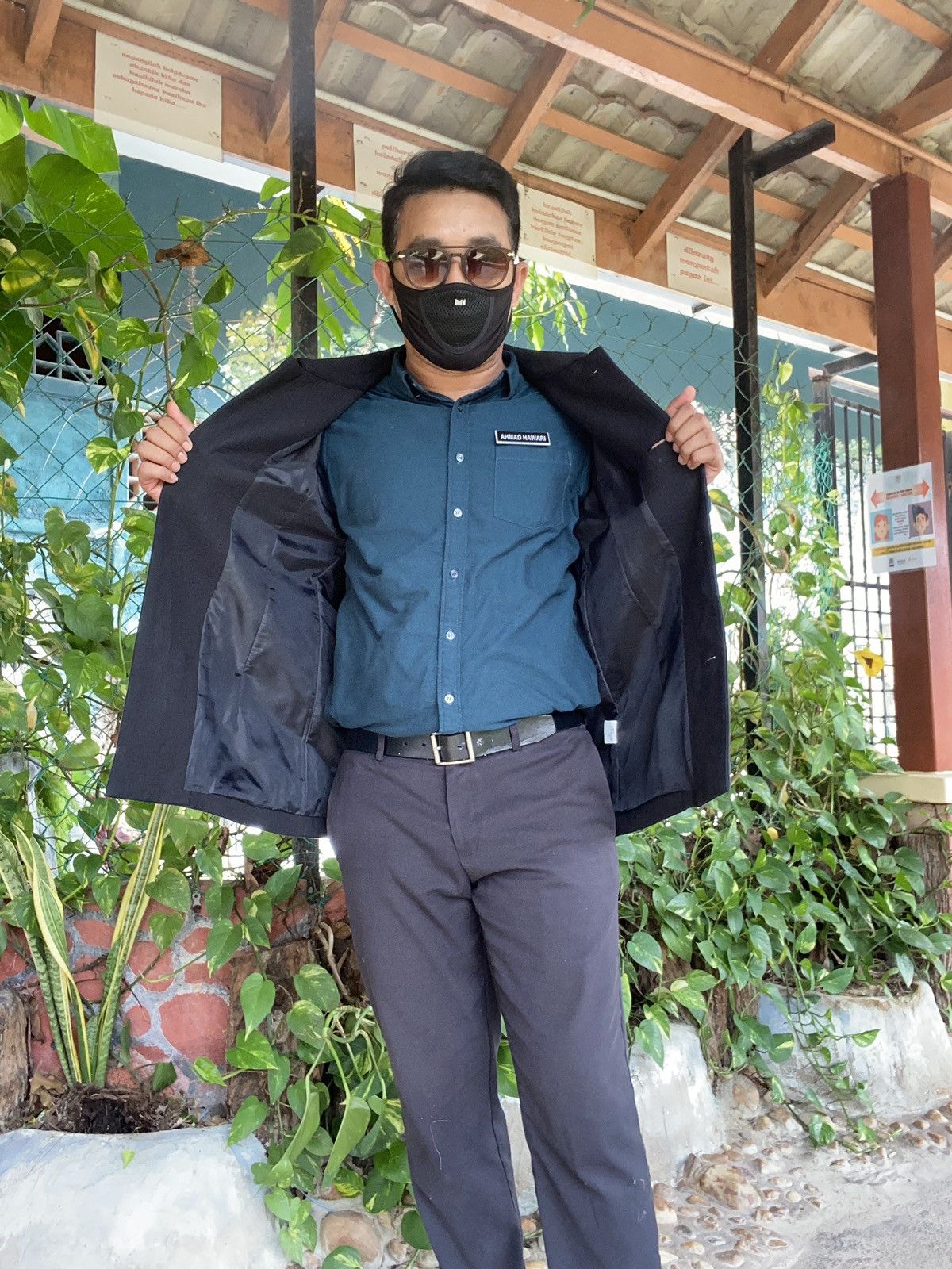 Designer × Issey Miyake × Japanese Brand Plantation Casual Jacket by Issey Miyake Size US M / EU 48-50 / 2 - 5 Thumbnail