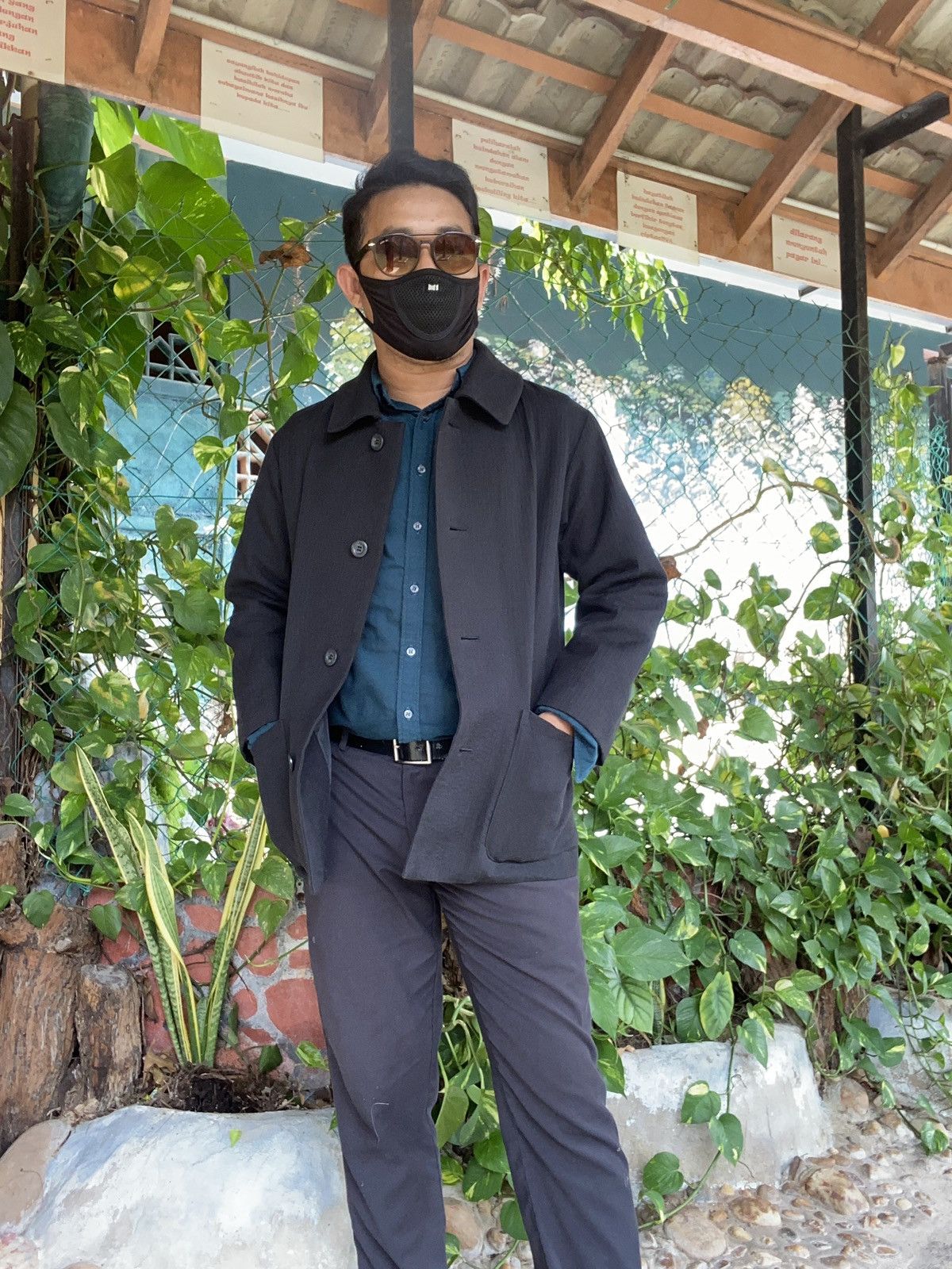 Designer × Issey Miyake × Japanese Brand Plantation Casual Jacket by Issey Miyake Size US M / EU 48-50 / 2 - 3 Thumbnail