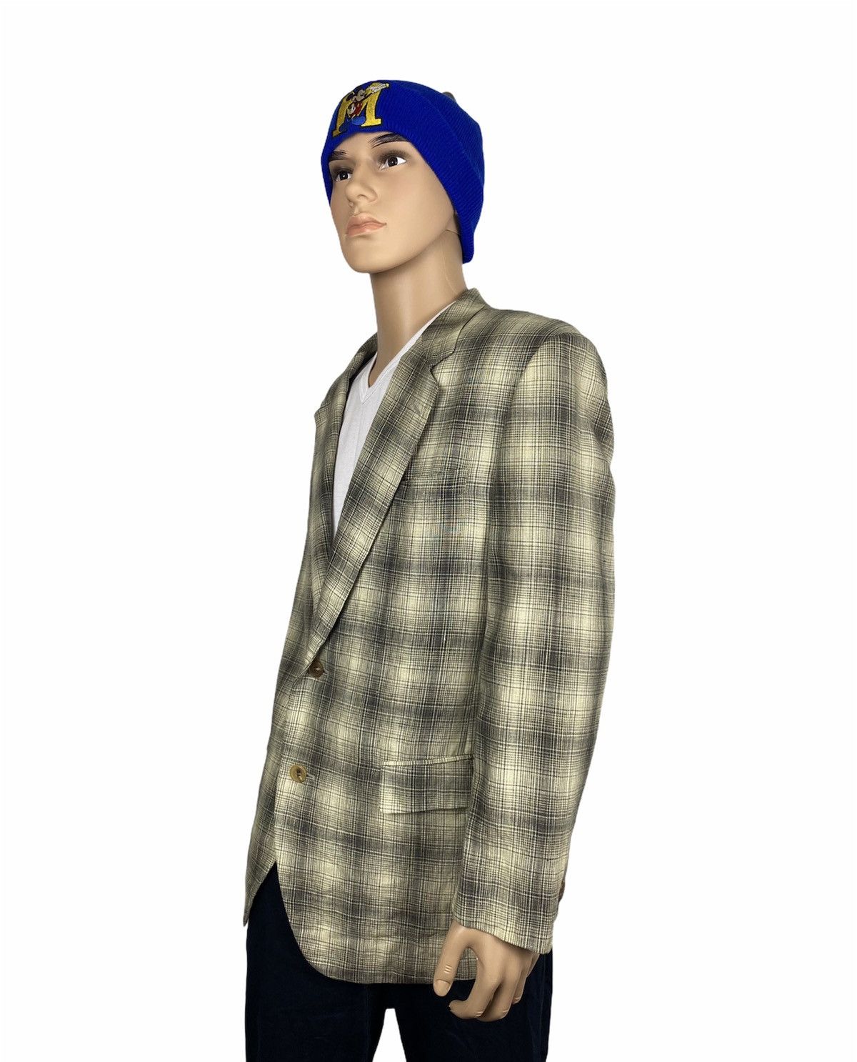 Issey Miyake 🔥VINTAGE ISSEY MIYAKE TARTAN JACKET - 40 SIZE (M) Size 40R - 4 Thumbnail