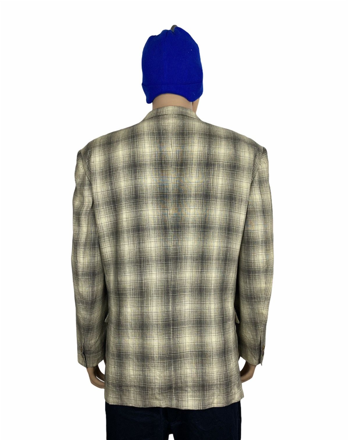 Issey Miyake 🔥VINTAGE ISSEY MIYAKE TARTAN JACKET - 40 SIZE (M) Size 40R - 6 Thumbnail