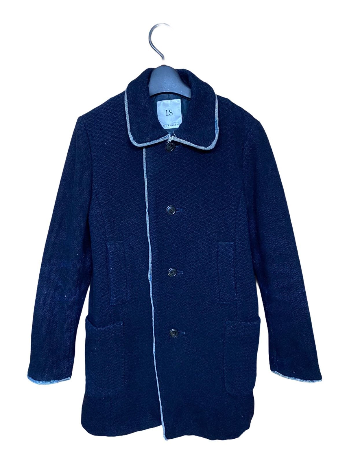 Designer × Issey Miyake Issey Miyake Sunaokuwahara Wool Coat Size US S / EU 44-46 / 1 - 1 Thumbnail