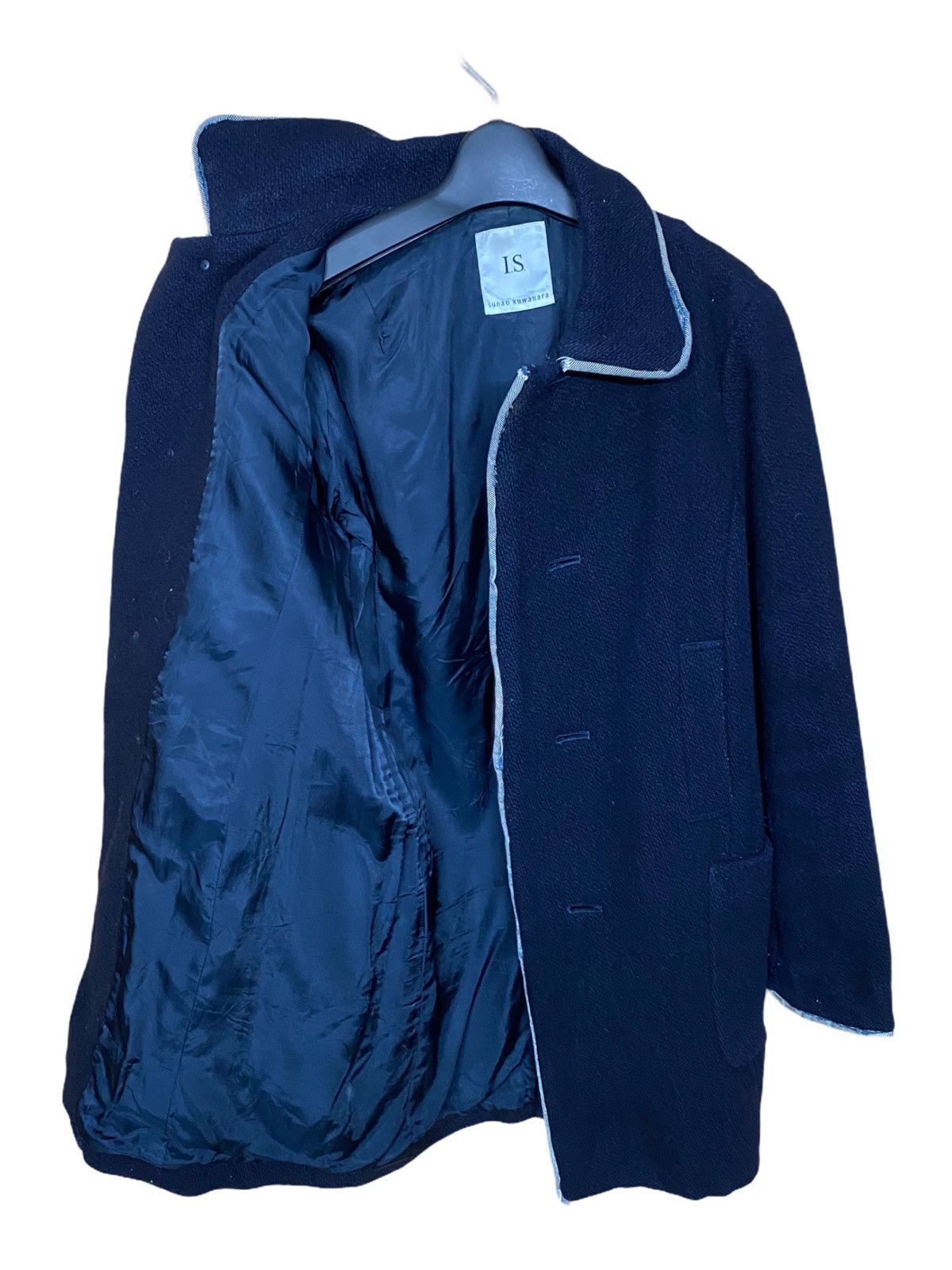 Designer × Issey Miyake Issey Miyake Sunaokuwahara Wool Coat Size US S / EU 44-46 / 1 - 6 Thumbnail
