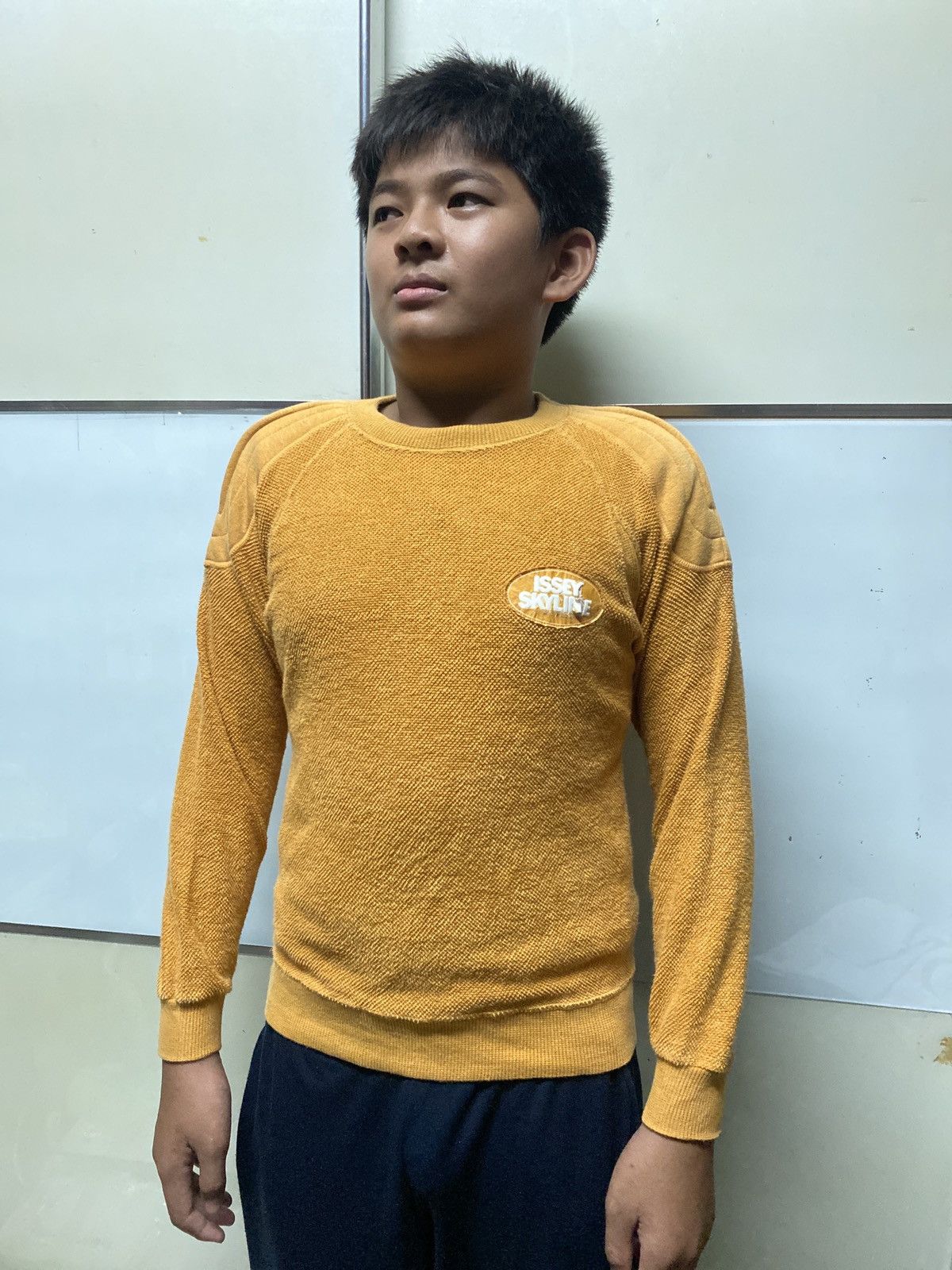 Issey Miyake × Vintage 🔥VINTAGE ISSEY MIYAKE SKYLINE SWEATER NICE DESIGN Size US XS / EU 42 / 0 - 12 Thumbnail