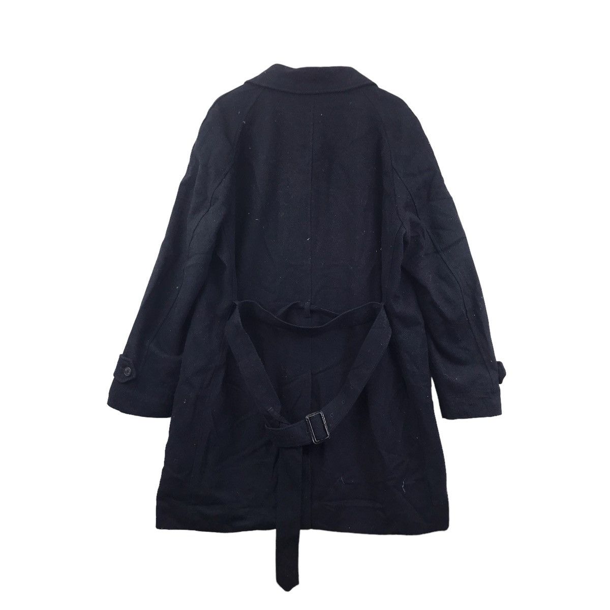 JW Anderson × Uniqlo JW ANDERSON x UNIQLO Navy Wool Long Overcoat Jacket Parka Size US XL / EU 56 / 4 - 9 Thumbnail