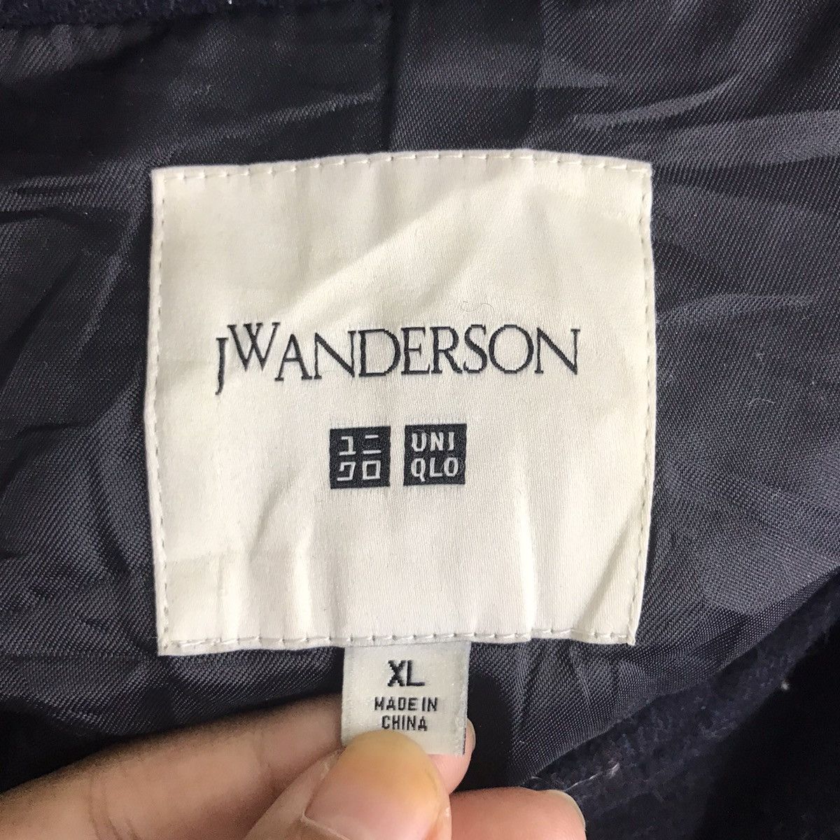 JW Anderson × Uniqlo JW ANDERSON x UNIQLO Navy Wool Long Overcoat Jacket Parka Size US XL / EU 56 / 4 - 5 Thumbnail