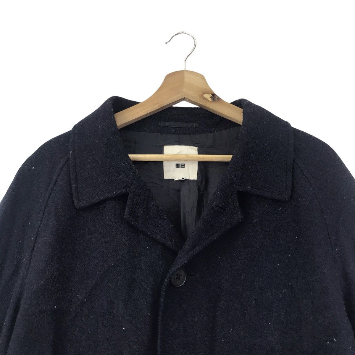 JW Anderson × Uniqlo JW ANDERSON x UNIQLO Navy Wool Long Overcoat Jacket Parka Size US XL / EU 56 / 4 - 2 Thumbnail