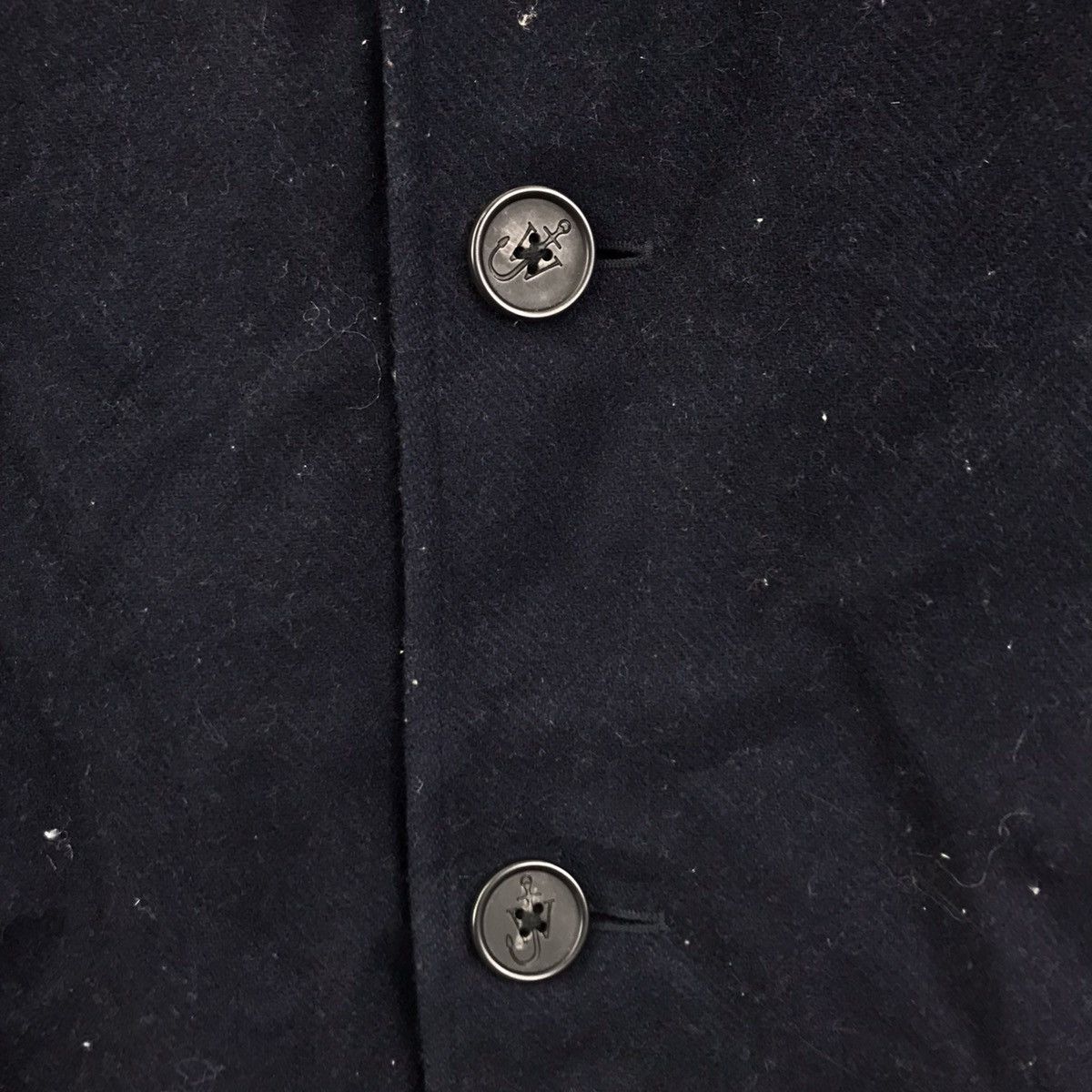 JW Anderson × Uniqlo JW ANDERSON x UNIQLO Navy Wool Long Overcoat Jacket Parka Size US XL / EU 56 / 4 - 3 Thumbnail