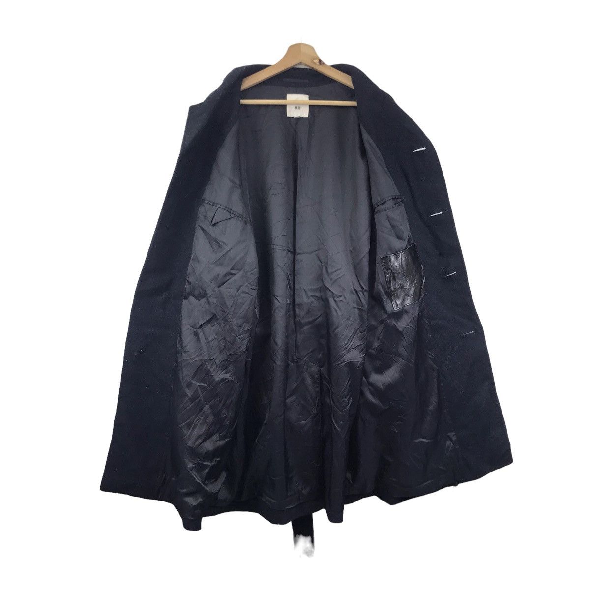 JW Anderson × Uniqlo JW ANDERSON x UNIQLO Navy Wool Long Overcoat Jacket Parka Size US XL / EU 56 / 4 - 8 Thumbnail