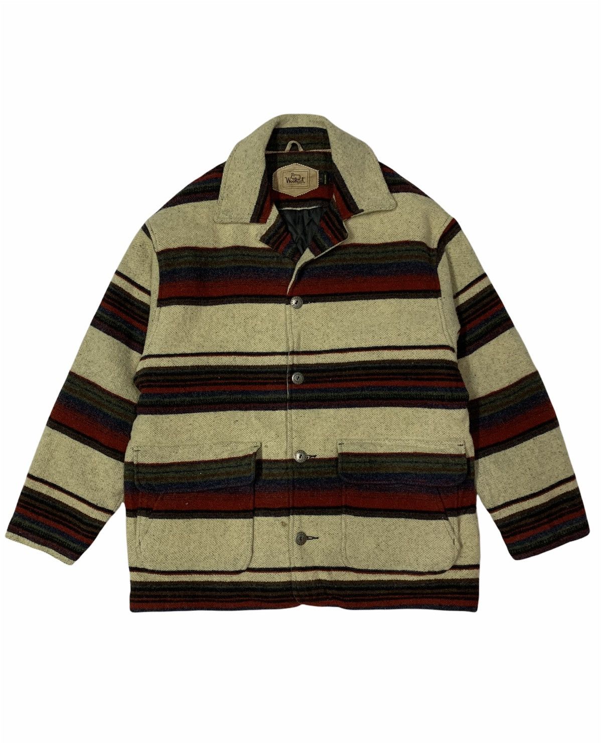 Woolrich Woolen Mills 🔥WOOLRICH WOOLEN MILLS STRIPES JACKETS Size US M / EU 48-50 / 2 - 1 Thumbnail