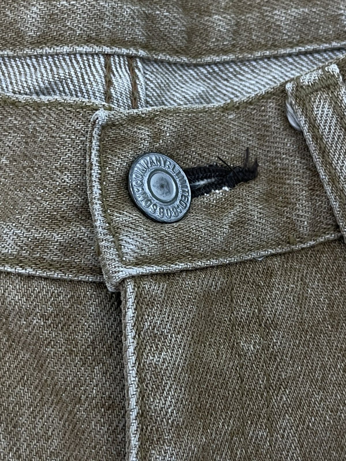Japanese Brand Flare Jeans Bobson Japan Boot Cut Denim 2🟦0 Size US 31 - 19 Thumbnail