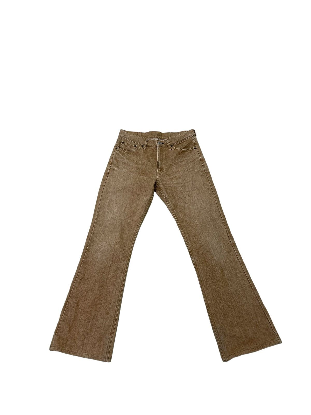 Japanese Brand Flare Jeans Bobson Japan Boot Cut Denim 2🟦0 Size US 31 - 2 Thumbnail