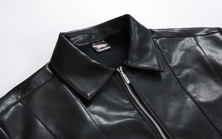 Japanese Brand × Vintage Korean fashion retro faux leather jacket Size US M / EU 48-50 / 2 - 5 Thumbnail