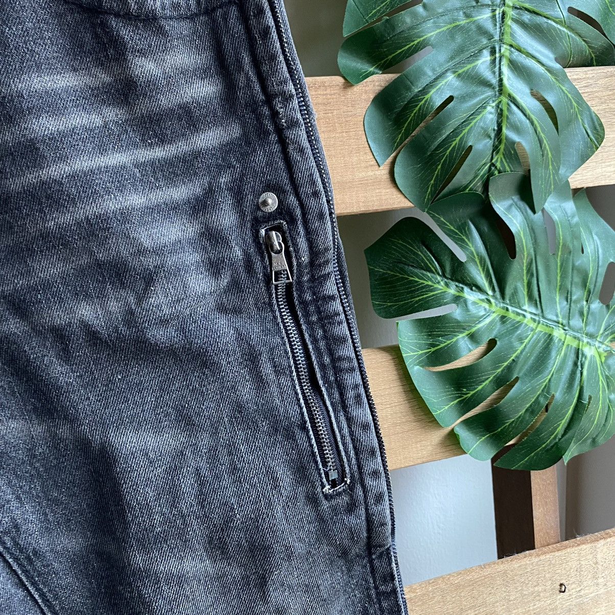 Japanese Brand × Neil Barrett Neil Barrett AW04 Black Side Zipper Jeans Size US 32 / EU 48 - 5 Thumbnail