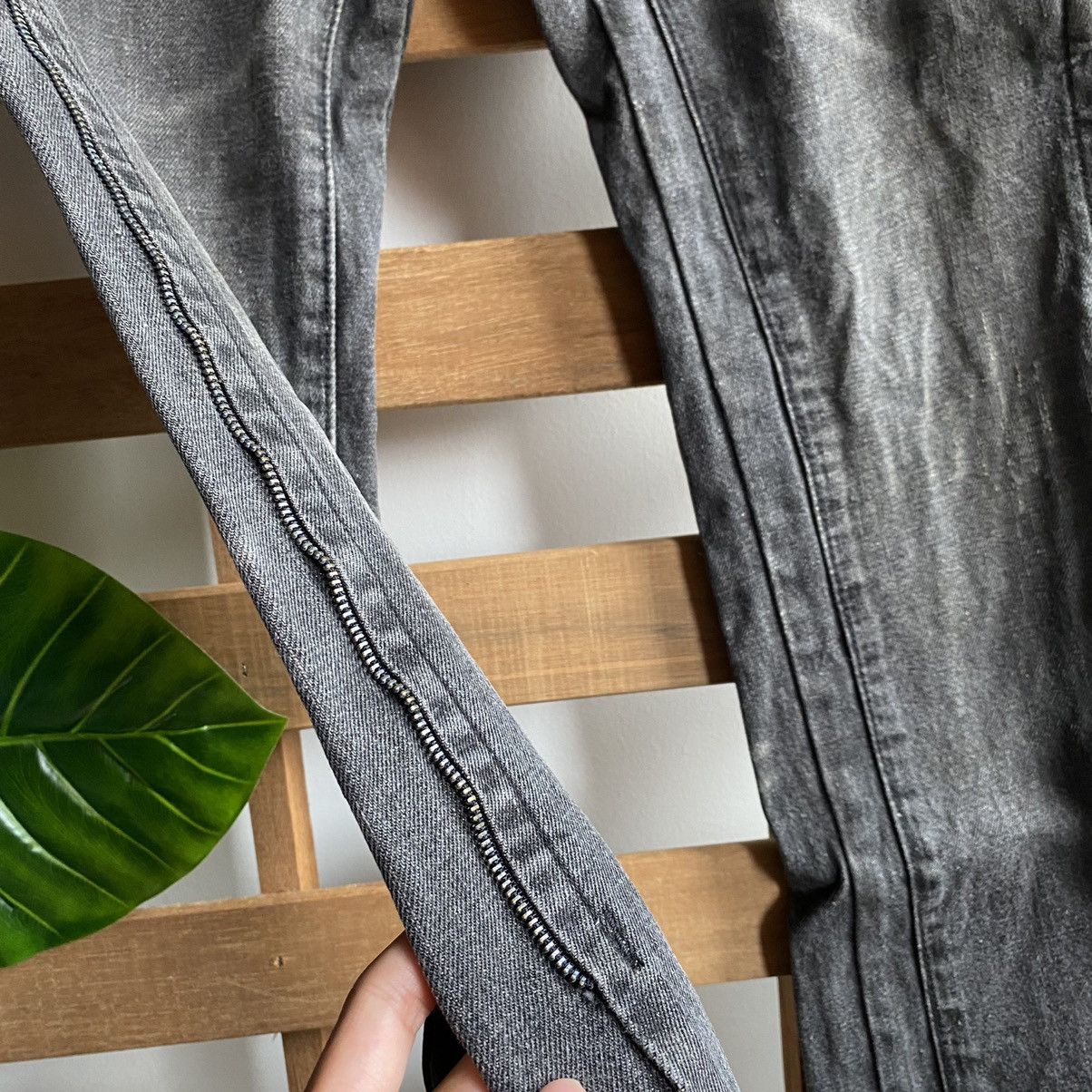 Japanese Brand × Neil Barrett Neil Barrett AW04 Black Side Zipper Jeans Size US 32 / EU 48 - 8 Thumbnail