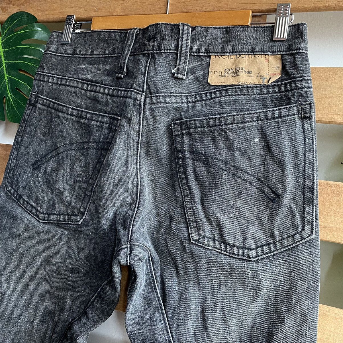 Japanese Brand × Neil Barrett Neil Barrett AW04 Black Side Zipper Jeans Size US 32 / EU 48 - 16 Thumbnail