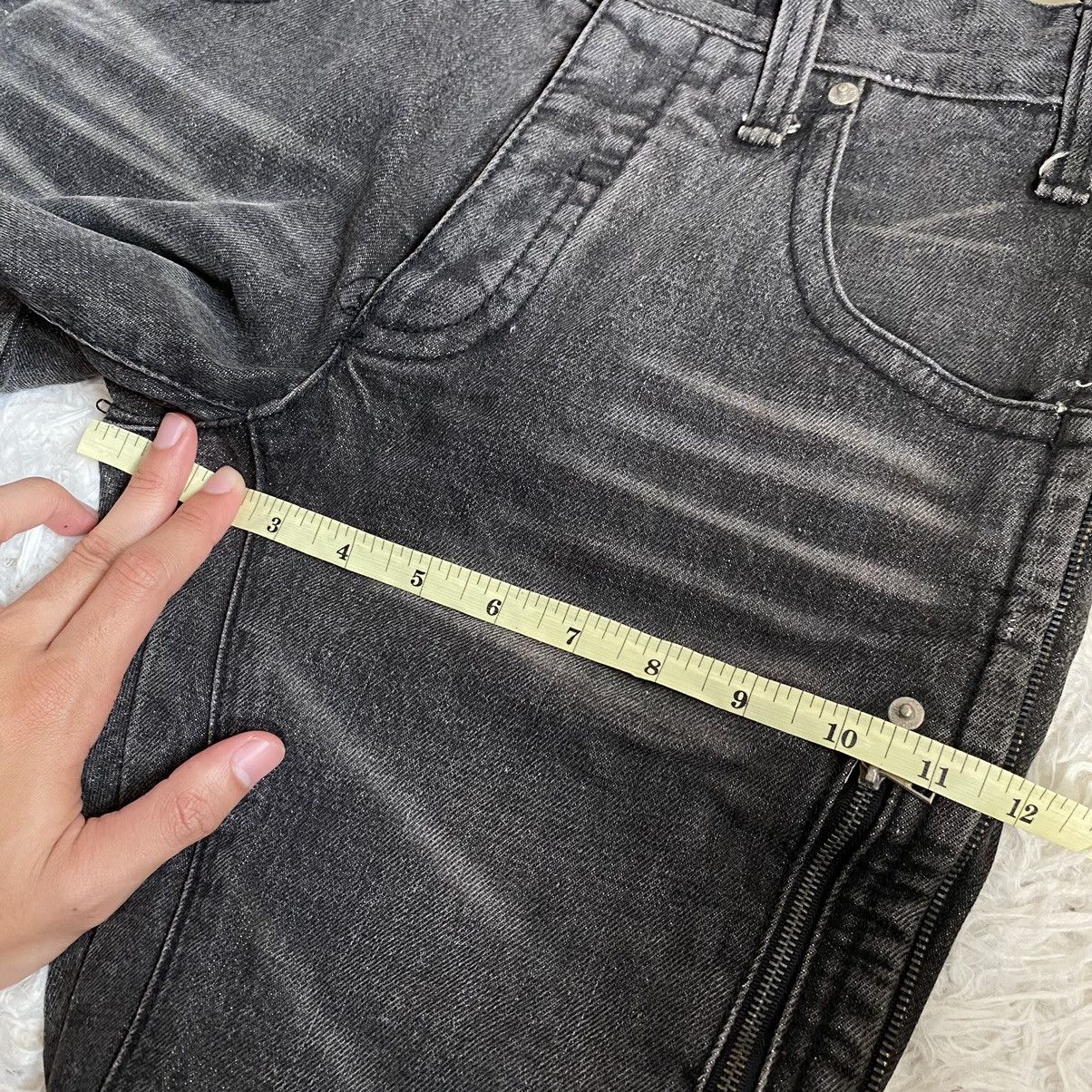 Japanese Brand × Neil Barrett Neil Barrett AW04 Black Side Zipper Jeans Size US 32 / EU 48 - 24 Thumbnail