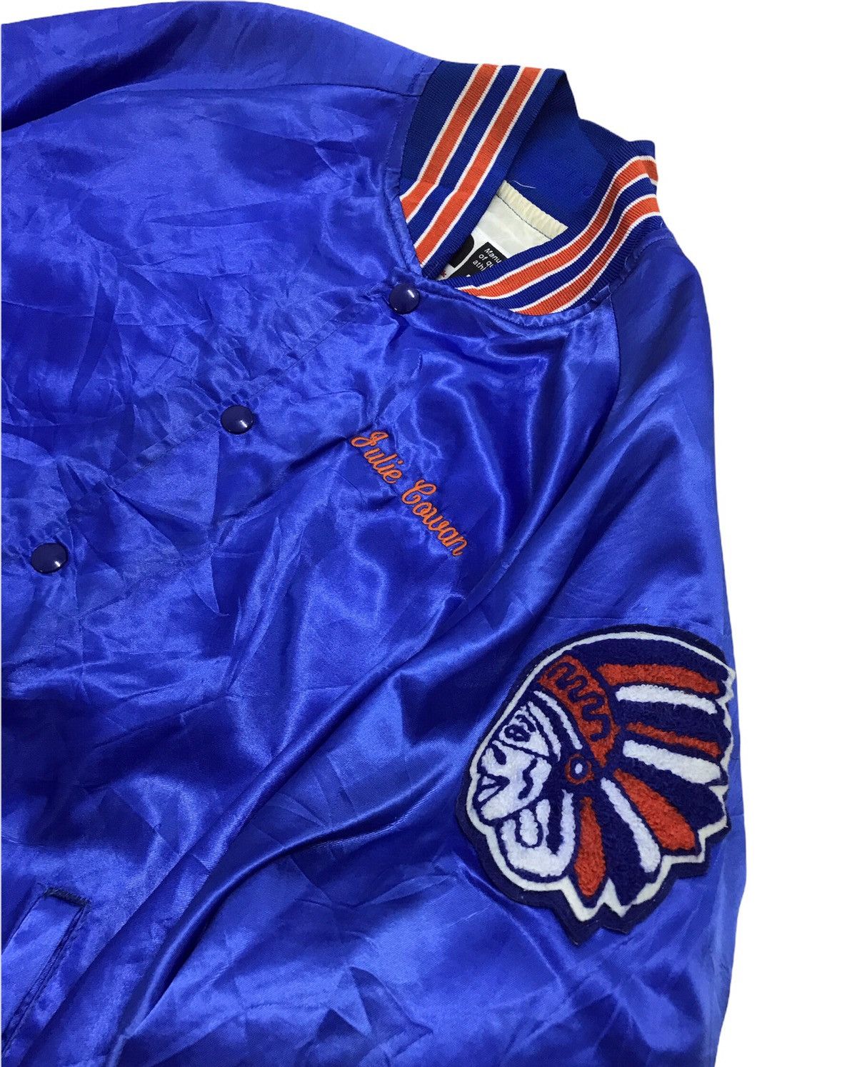 Other Vintage Adamson Bomber Satin Jacket Baseball Rare Size US L / EU 52-54 / 3 - 3 Thumbnail