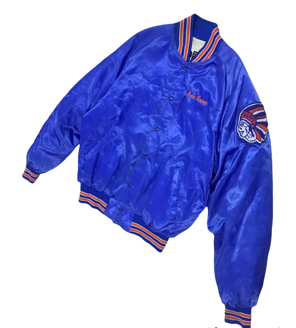 Other Vintage Adamson Bomber Satin Jacket Baseball Rare Size US L / EU 52-54 / 3 - 4 Thumbnail