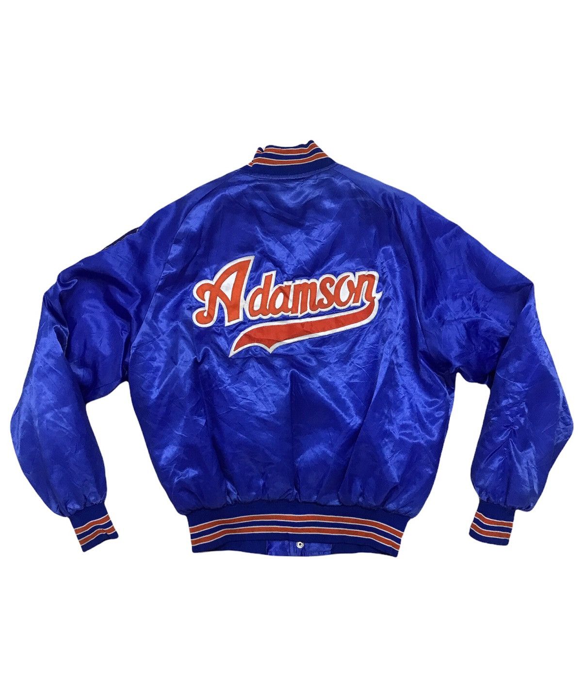 Other Vintage Adamson Bomber Satin Jacket Baseball Rare Size US L / EU 52-54 / 3 - 2 Thumbnail