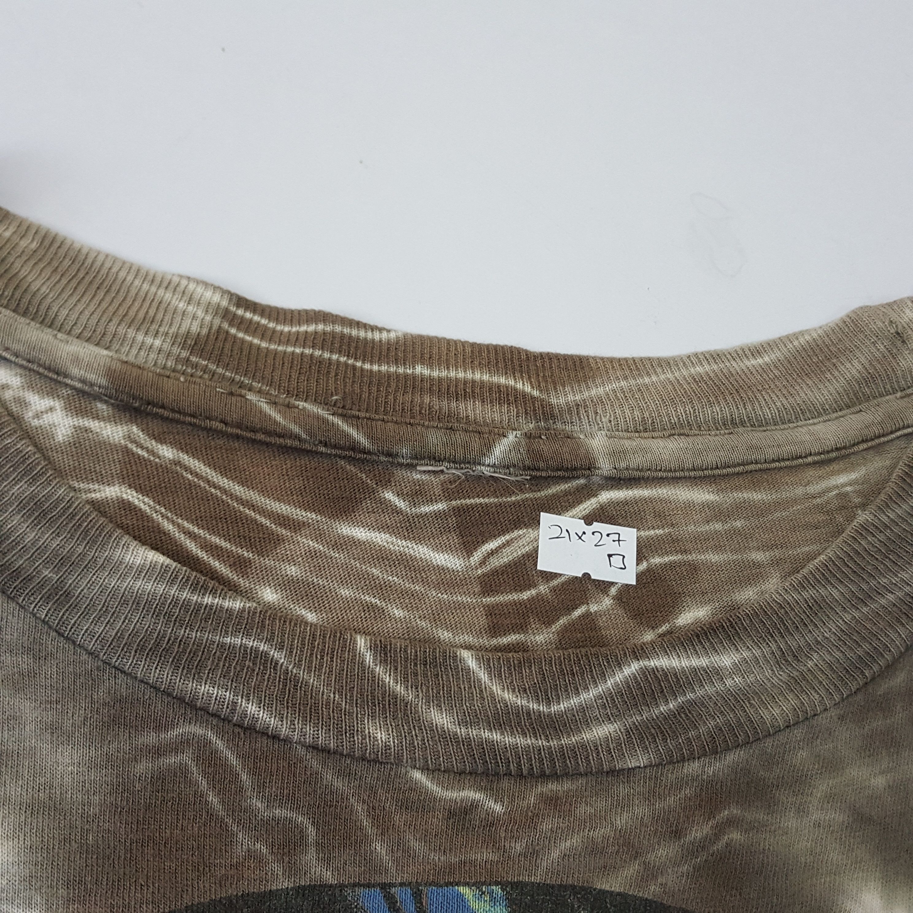Band Tees × Iron Maiden × Vintage Vintage 90's IRON MAIDEN American Metal Band tie dye tees Size US L / EU 52-54 / 3 - 3 Thumbnail