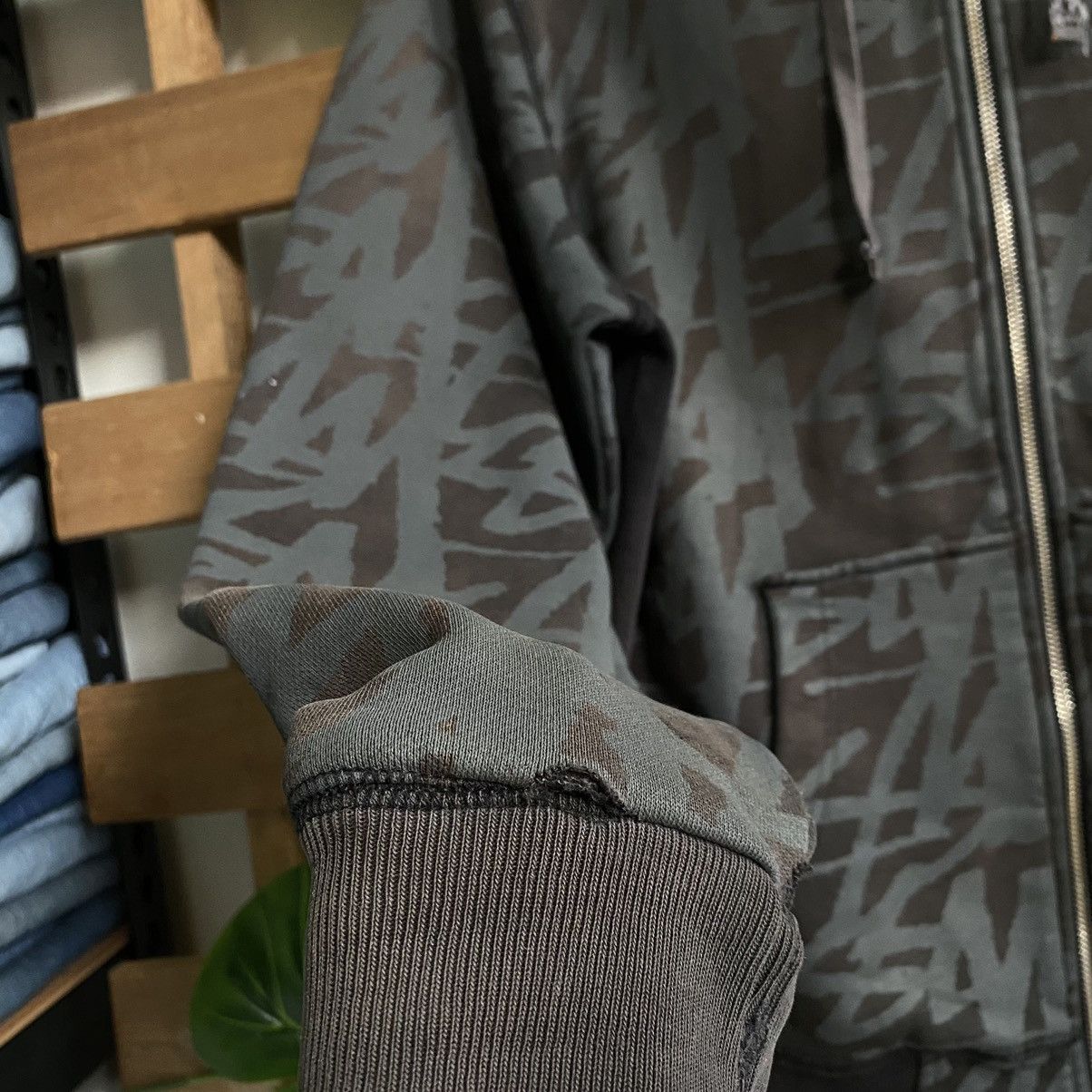Japanese Brand × Stussy Stussy Fullprint Sun Faded Full Zipper Hoodie Size US M / EU 48-50 / 2 - 8 Thumbnail