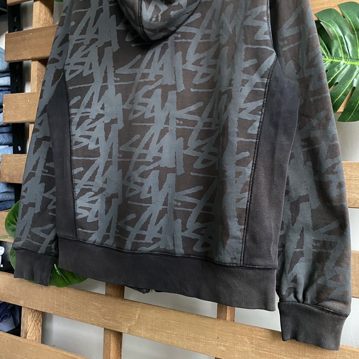 Japanese Brand × Stussy Stussy Fullprint Sun Faded Full Zipper Hoodie Size US M / EU 48-50 / 2 - 15 Thumbnail