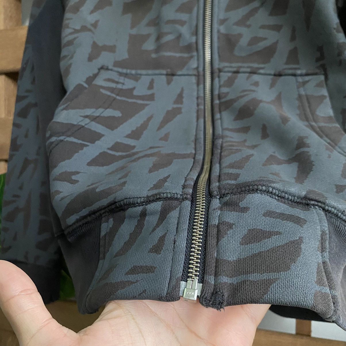 Japanese Brand × Stussy Stussy Fullprint Sun Faded Full Zipper Hoodie Size US M / EU 48-50 / 2 - 6 Thumbnail