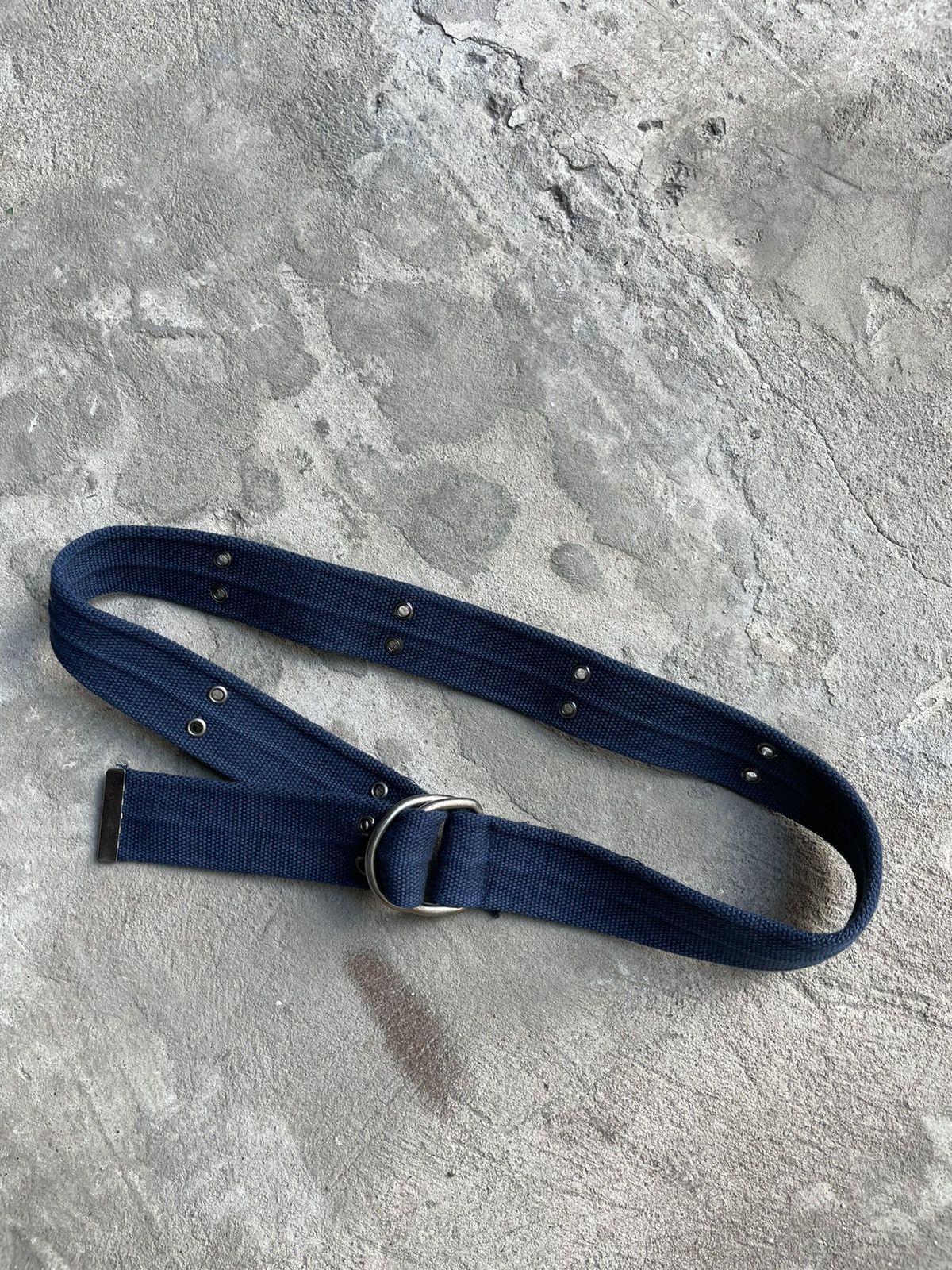 Japanese Brand × Seditionaries Vintage Japanese punk military triple ring cotton belt Y2K Size ONE SIZE - 1 Thumbnail