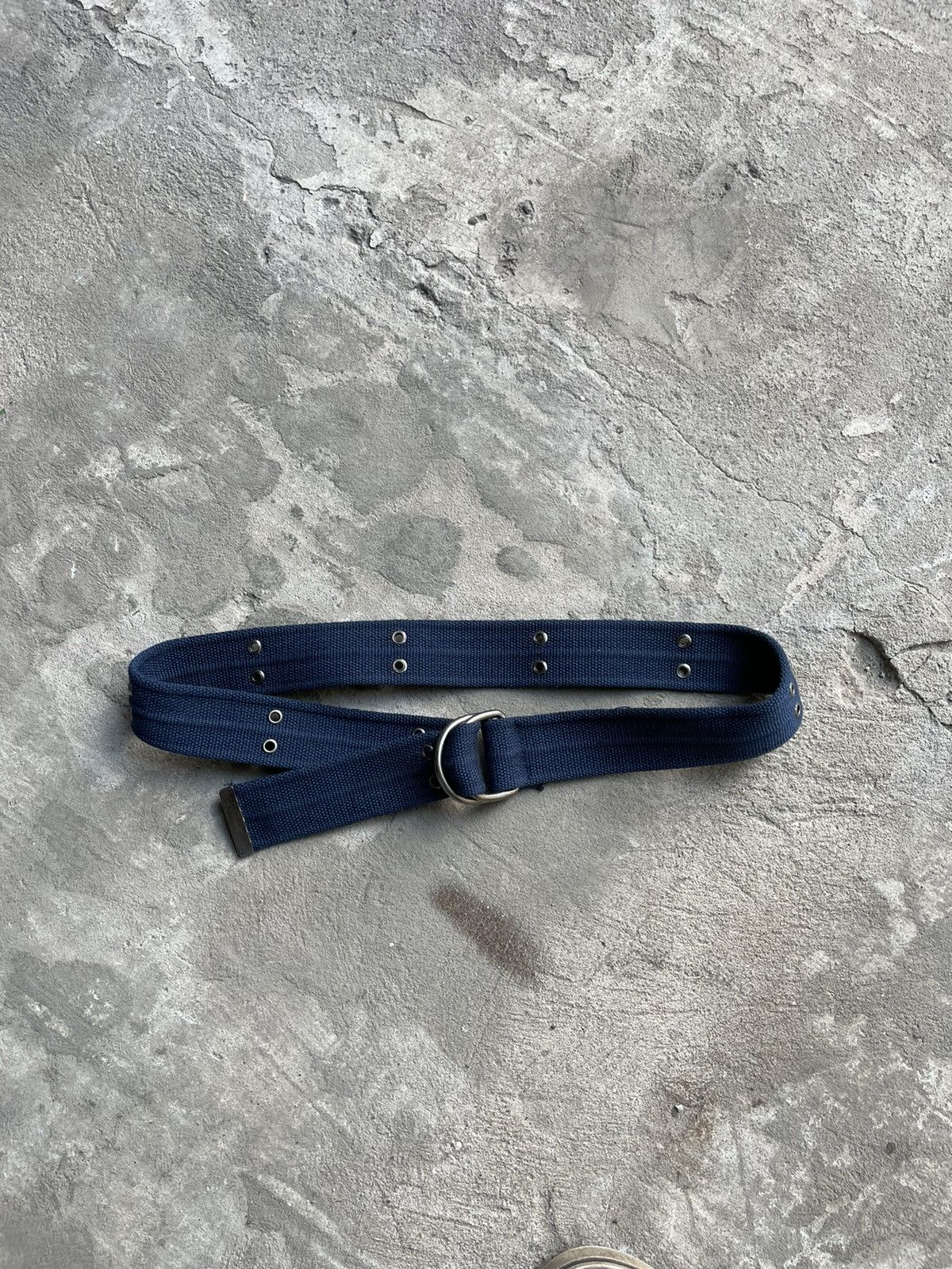 Japanese Brand × Seditionaries Vintage Japanese punk military triple ring cotton belt Y2K Size ONE SIZE - 4 Thumbnail