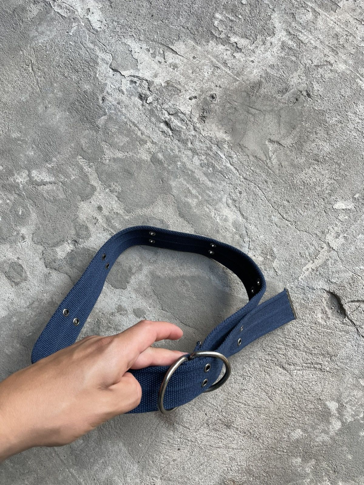 Japanese Brand × Seditionaries Vintage Japanese punk military triple ring cotton belt Y2K Size ONE SIZE - 3 Thumbnail